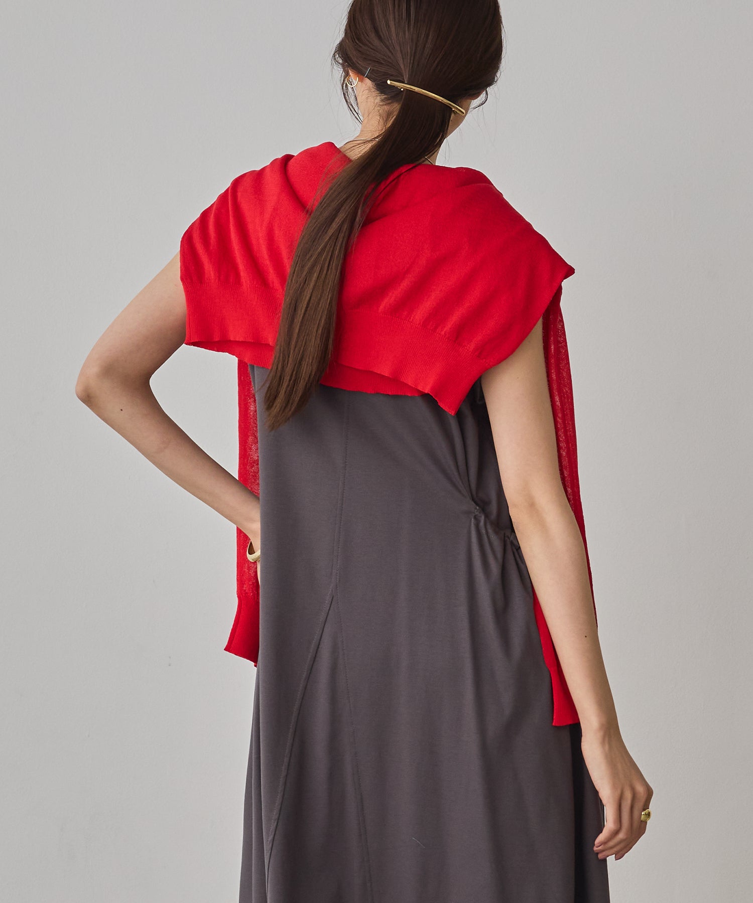 COMPACT SMOOTH DRAWSTRING DESIGN DRESS
