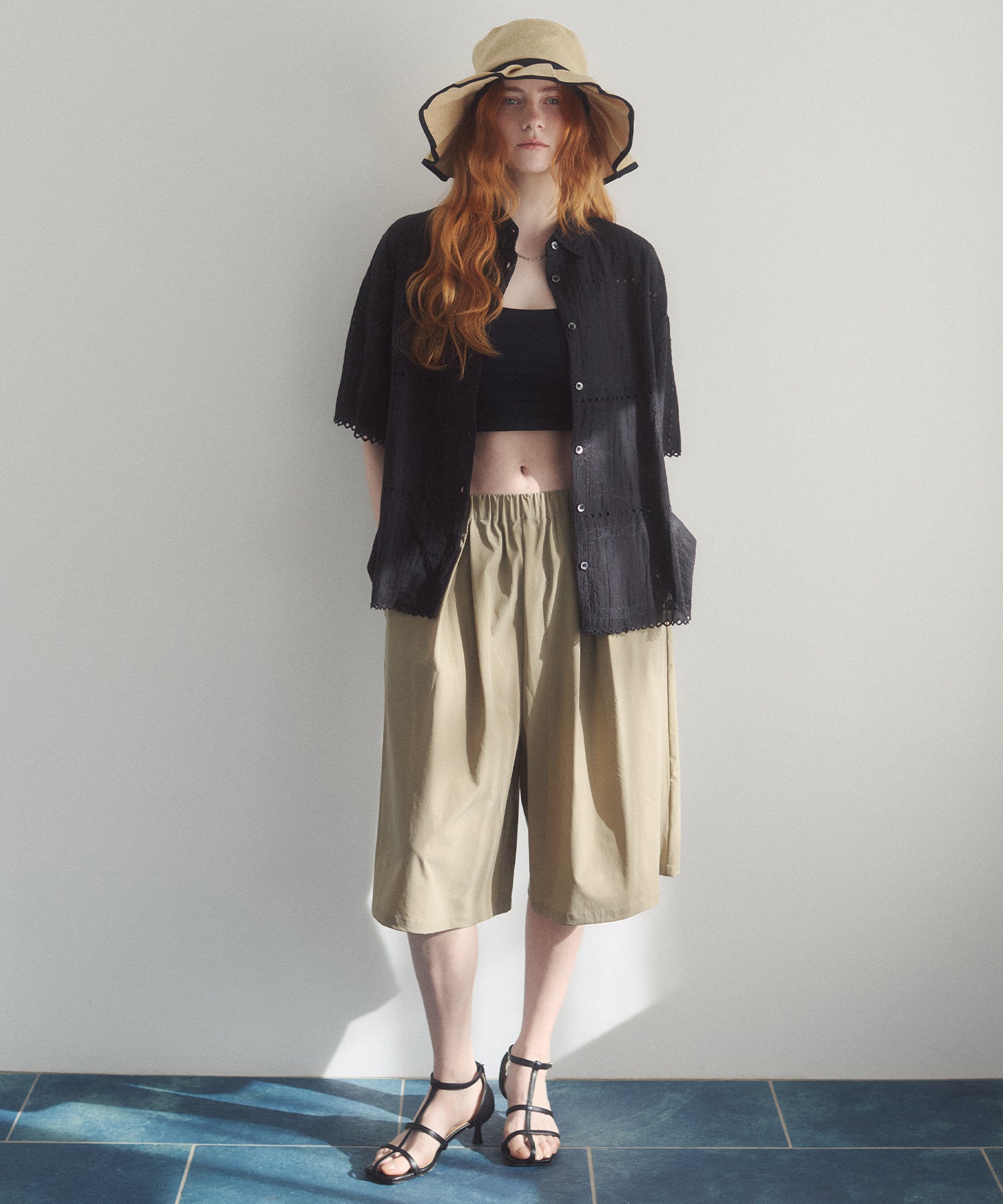 [ICE TOUCH] PLEATED SHORTS