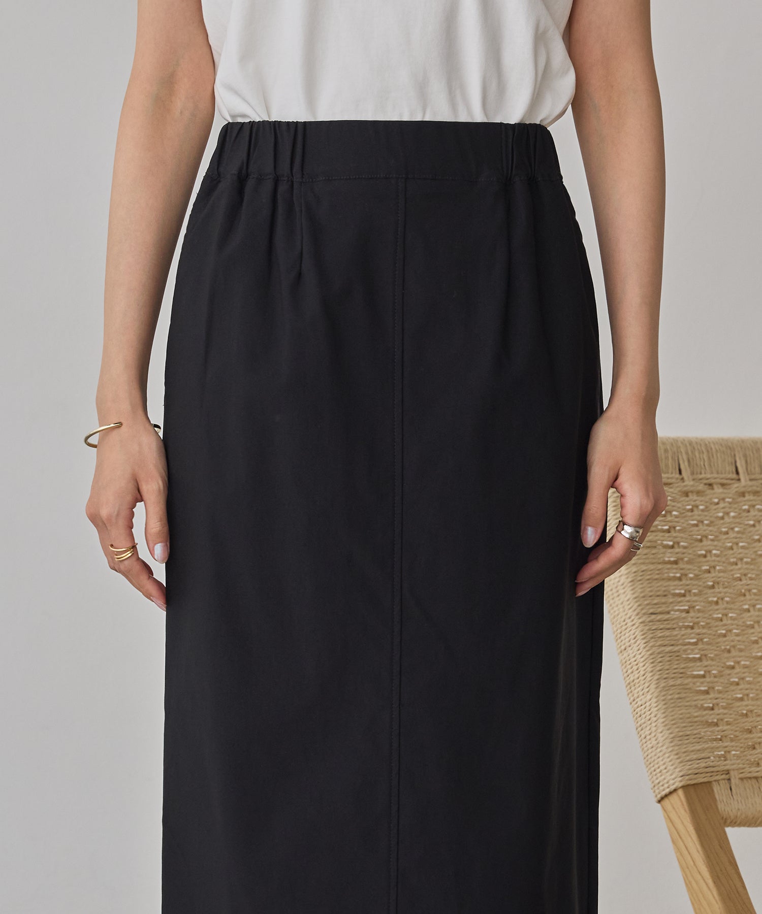 [STRETCH] 2WAY STRETCH BARILAC TIGHT SKIRT