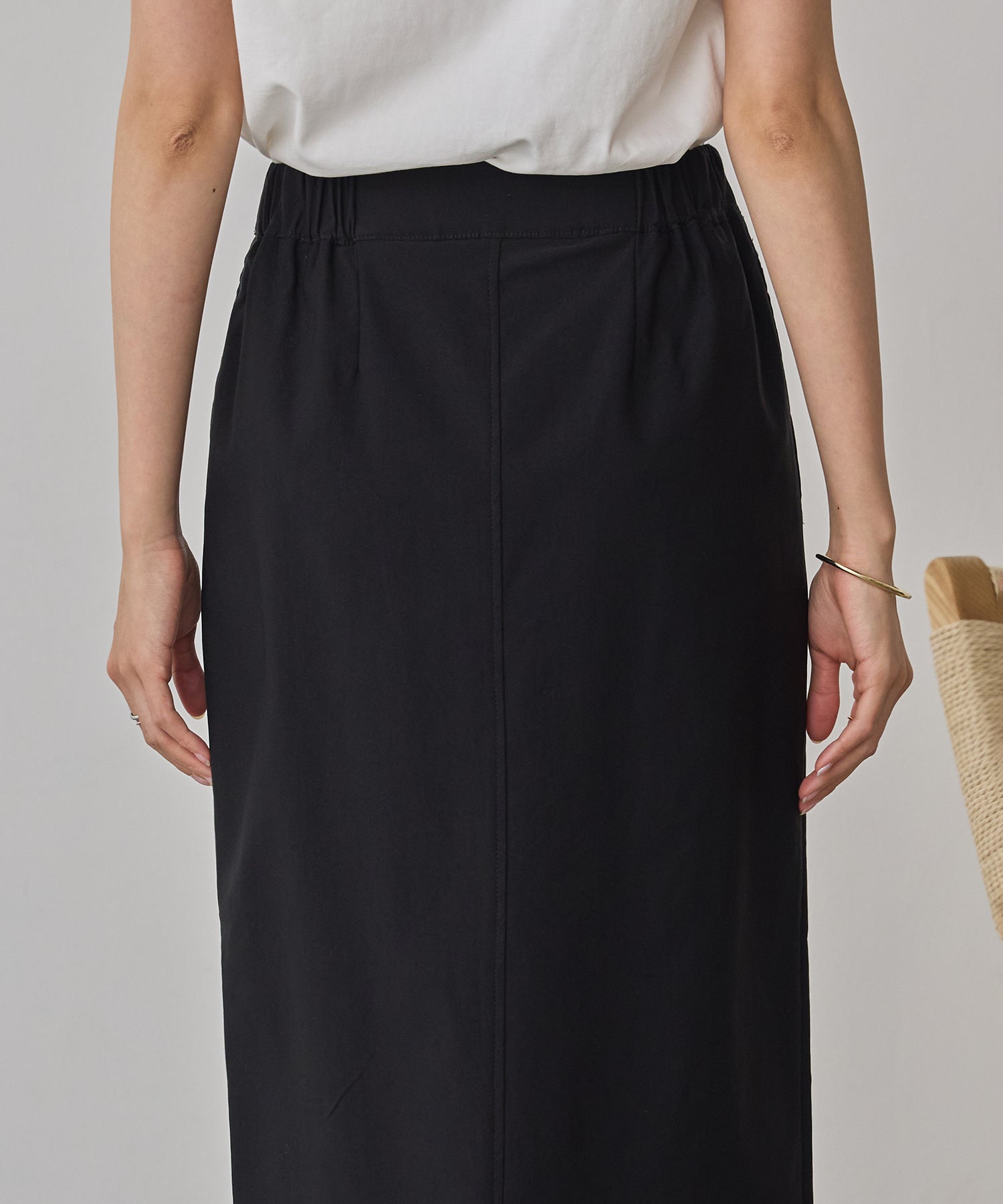 [STRETCH] 2WAY STRETCH BARILAC TIGHT SKIRT
