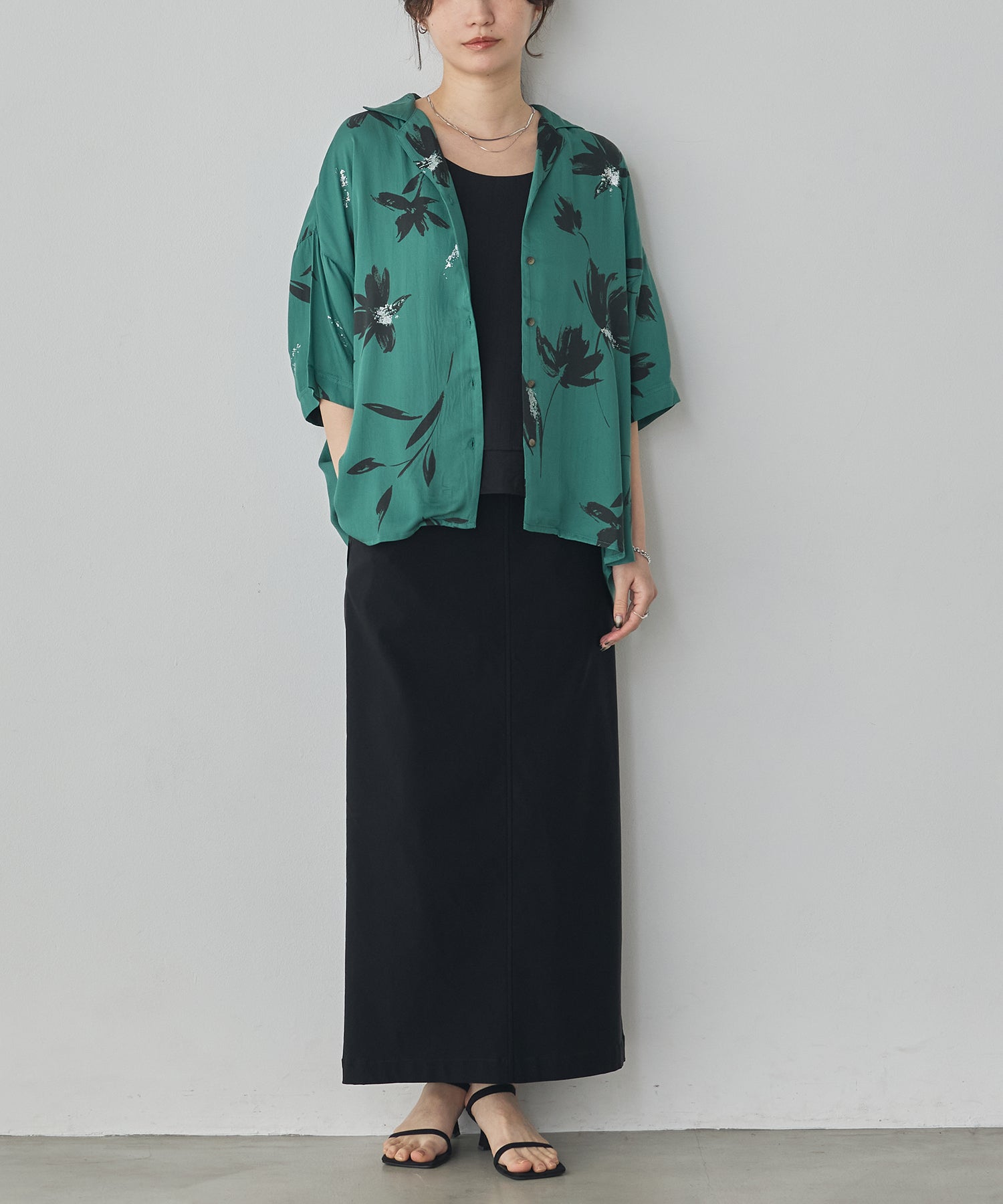 [STRETCH] 2WAY STRETCH BARILAC TIGHT SKIRT