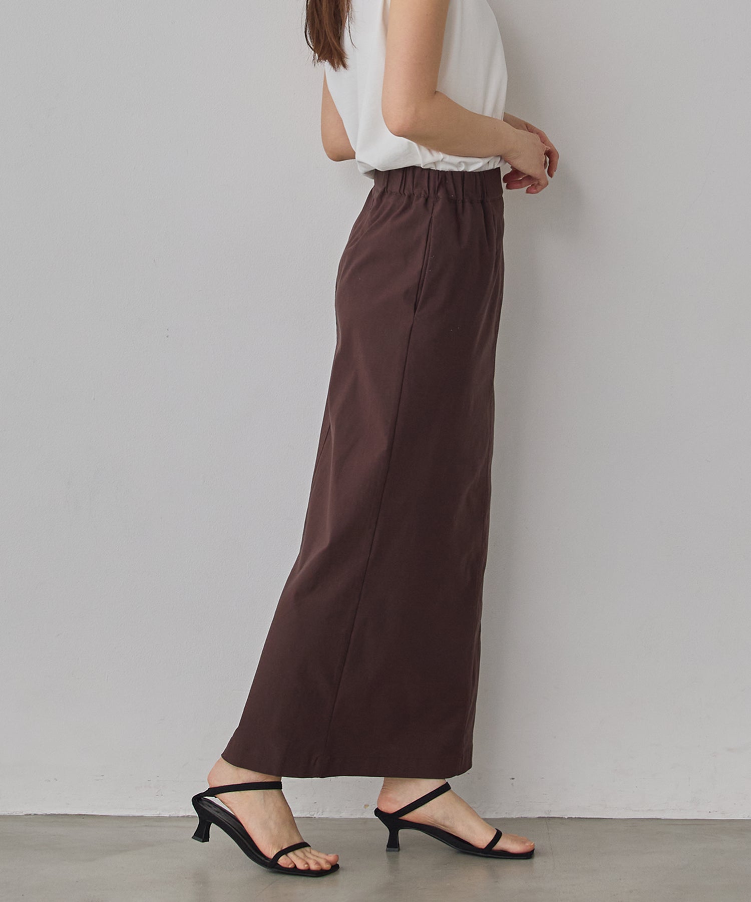 [STRETCH] 2WAY STRETCH BARILAC TIGHT SKIRT