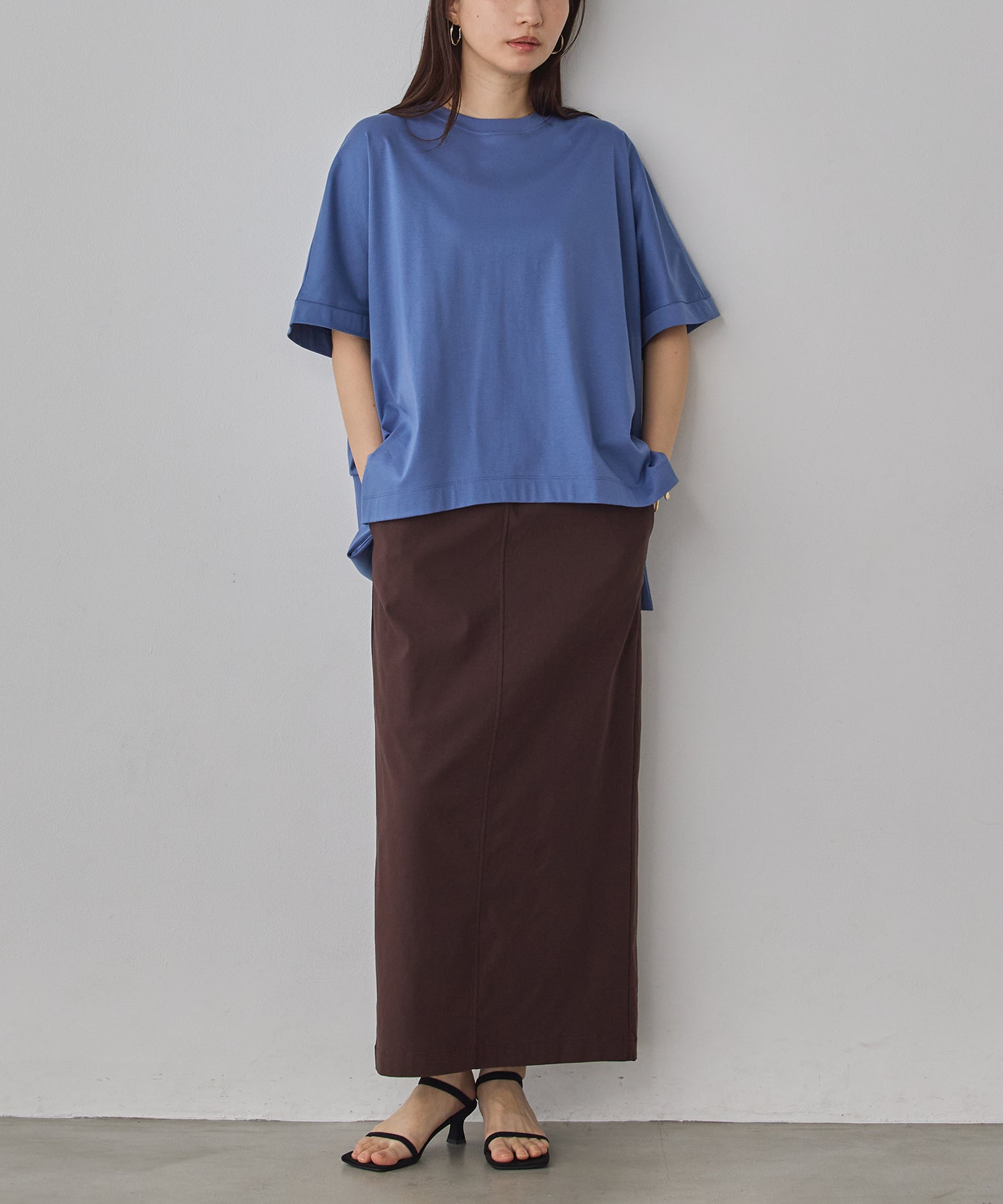 [STRETCH] 2WAY STRETCH BARILAC TIGHT SKIRT