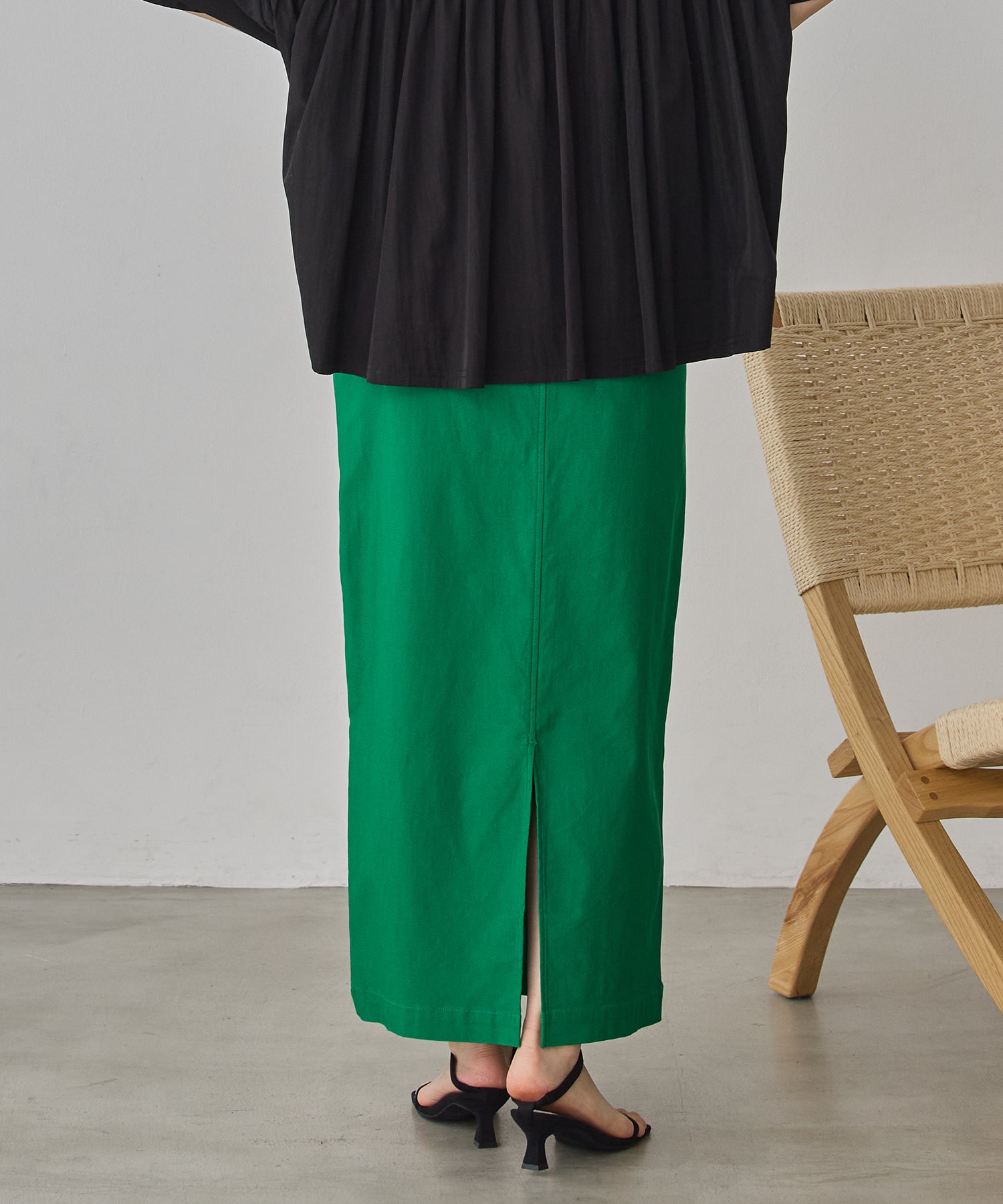 [STRETCH] 2WAY STRETCH BARILAC TIGHT SKIRT