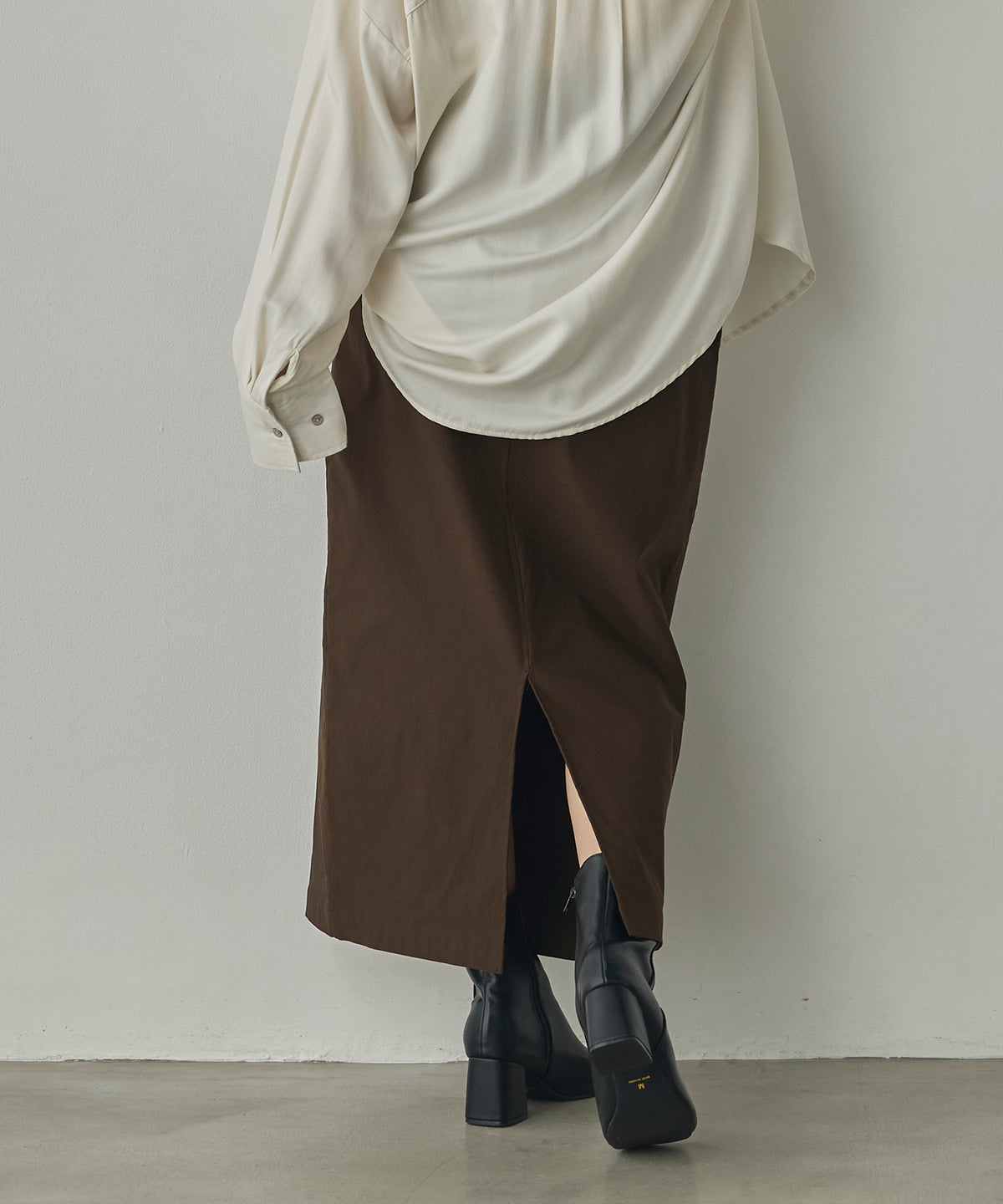 [STRETCH] FLEECE-LINED BARIRAKU TIGHT SKIRT