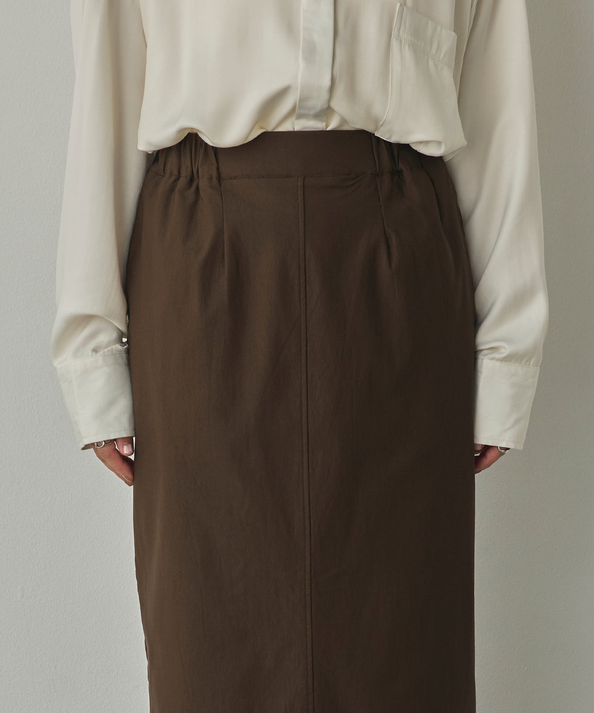 [STRETCH] FLEECE-LINED BARIRAKU TIGHT SKIRT