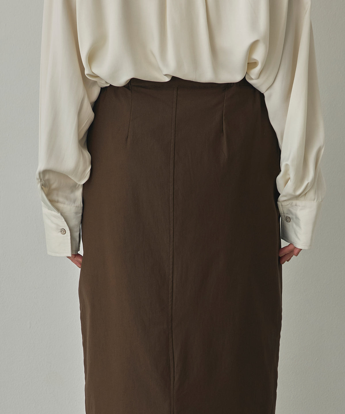 [STRETCH] FLEECE-LINED BARIRAKU TIGHT SKIRT