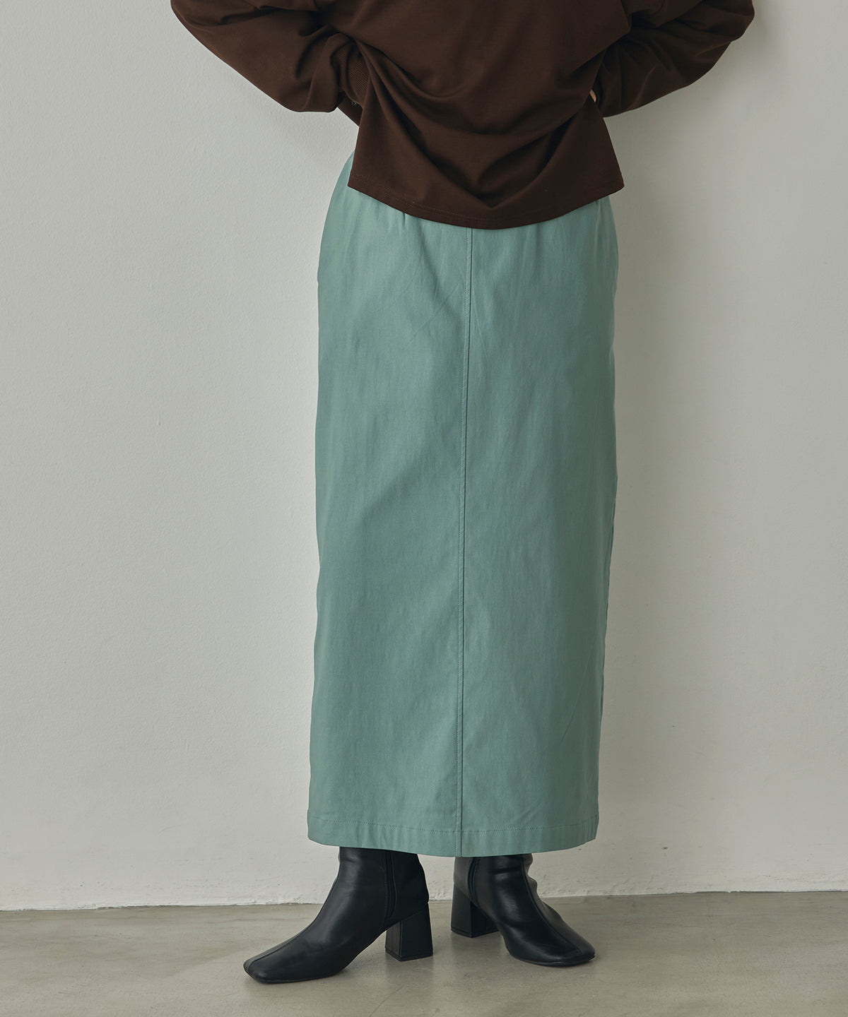 [STRETCH] FLEECE-LINED BARIRAKU TIGHT SKIRT