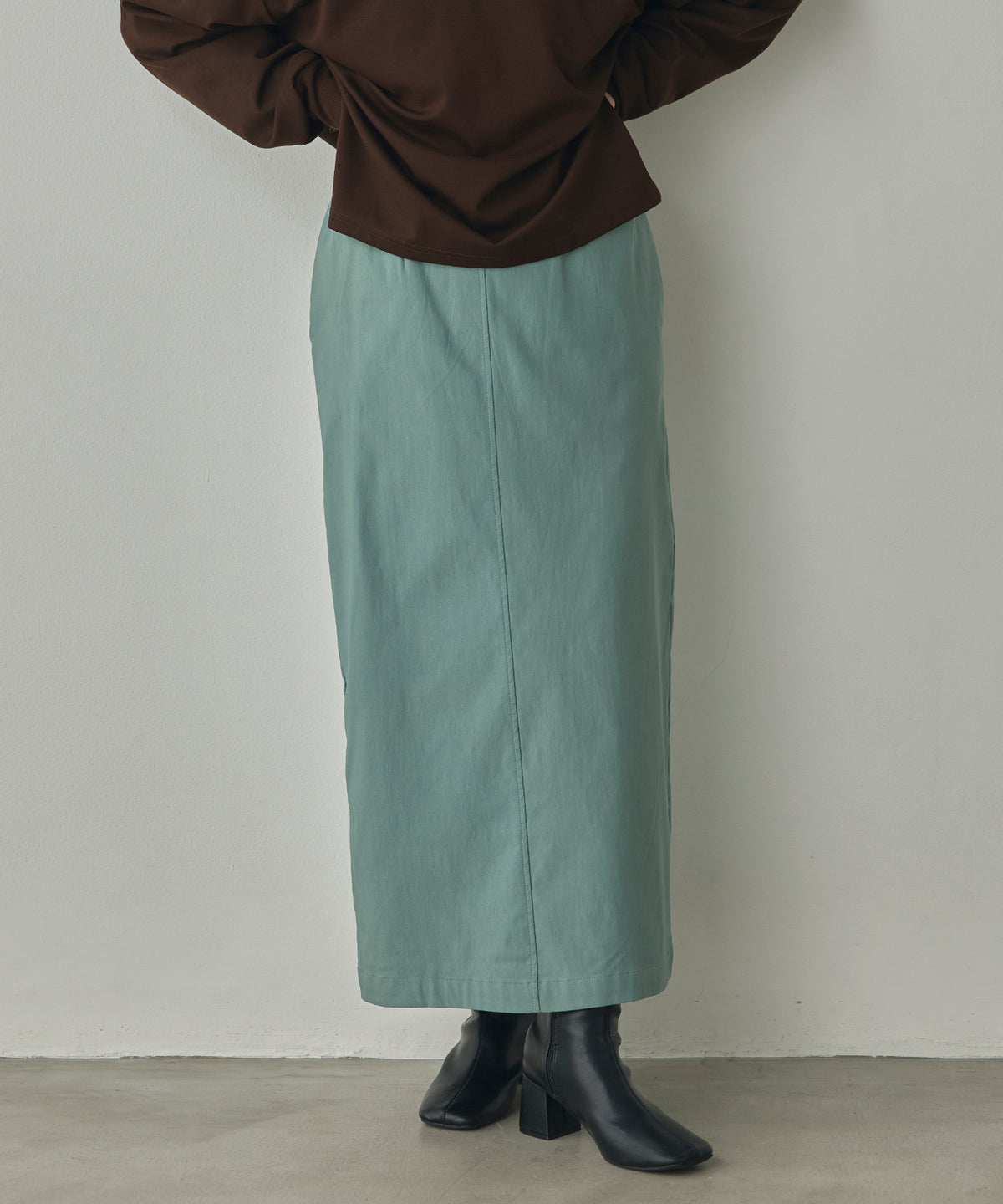 [STRETCH] FLEECE-LINED BARIRAKU TIGHT SKIRT