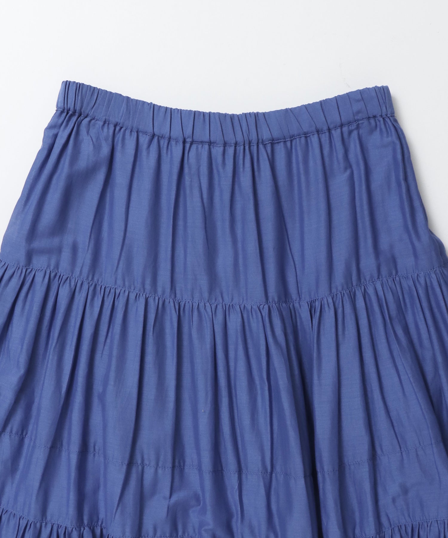 COTTON VOILE TIERED SKIRT