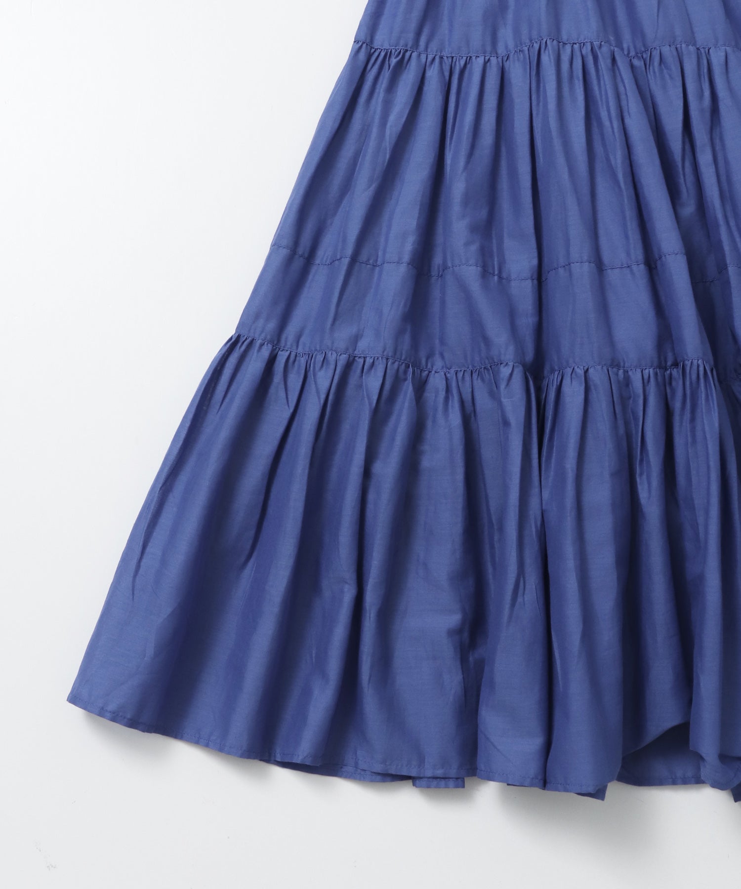COTTON VOILE TIERED SKIRT
