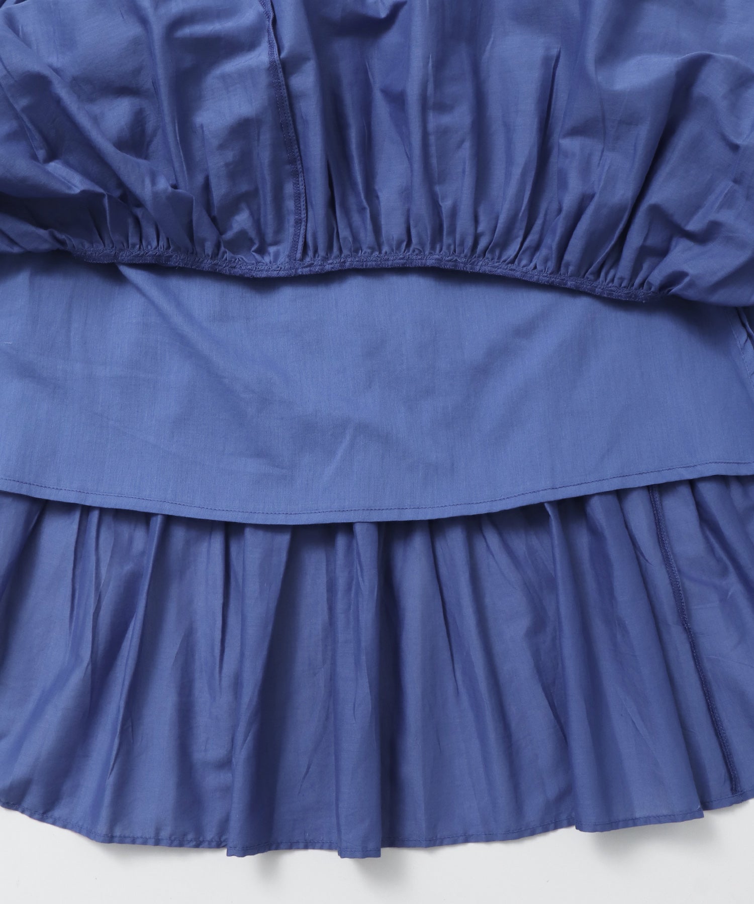 COTTON VOILE TIERED SKIRT
