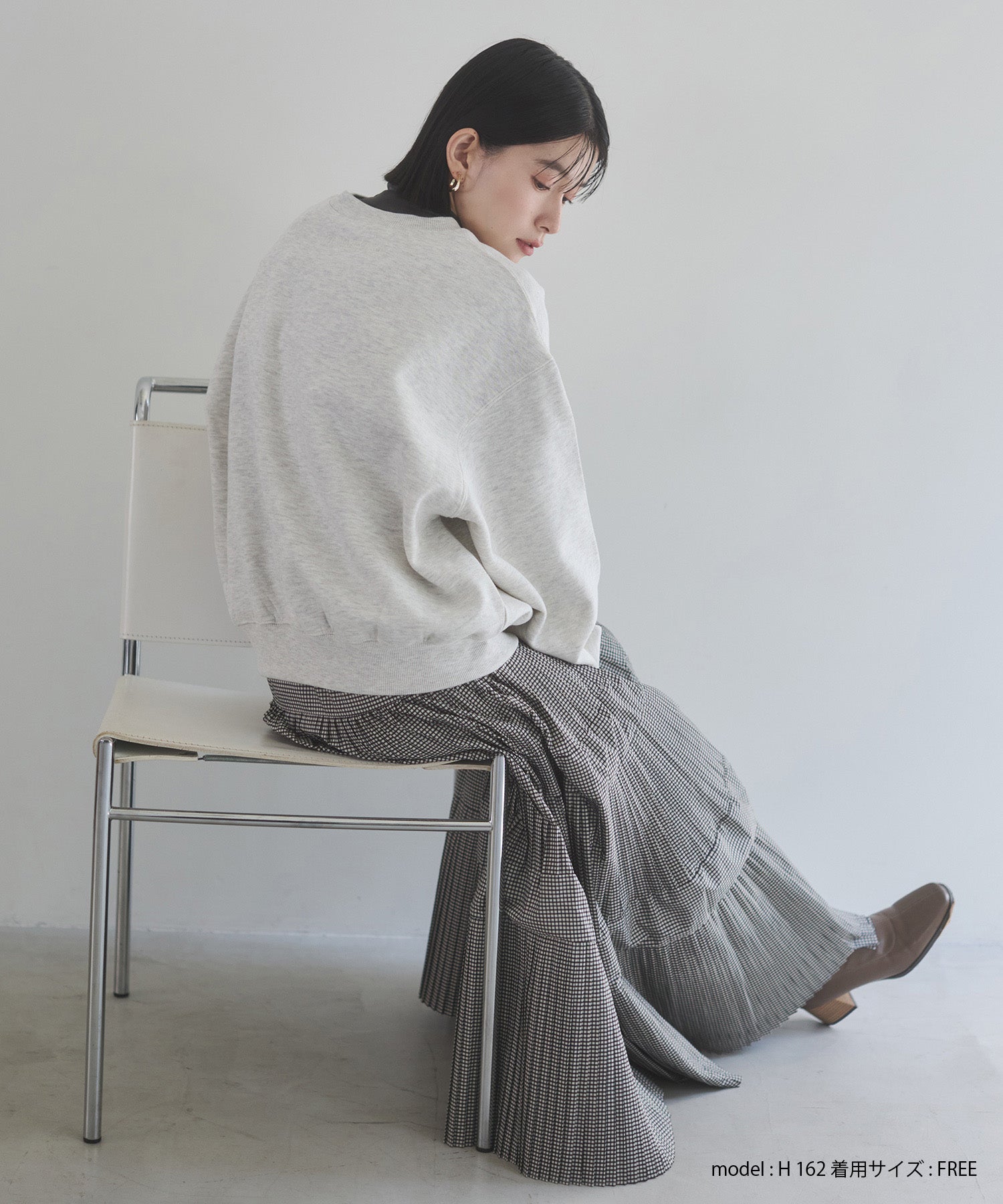 【新色追加】プリーツティアードスカート