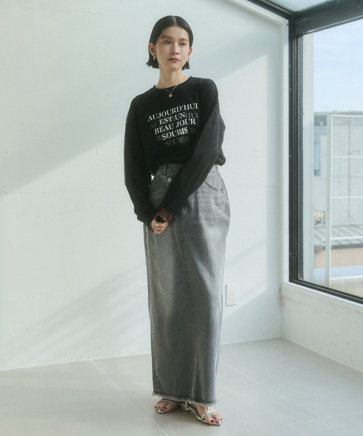 デニムスカート