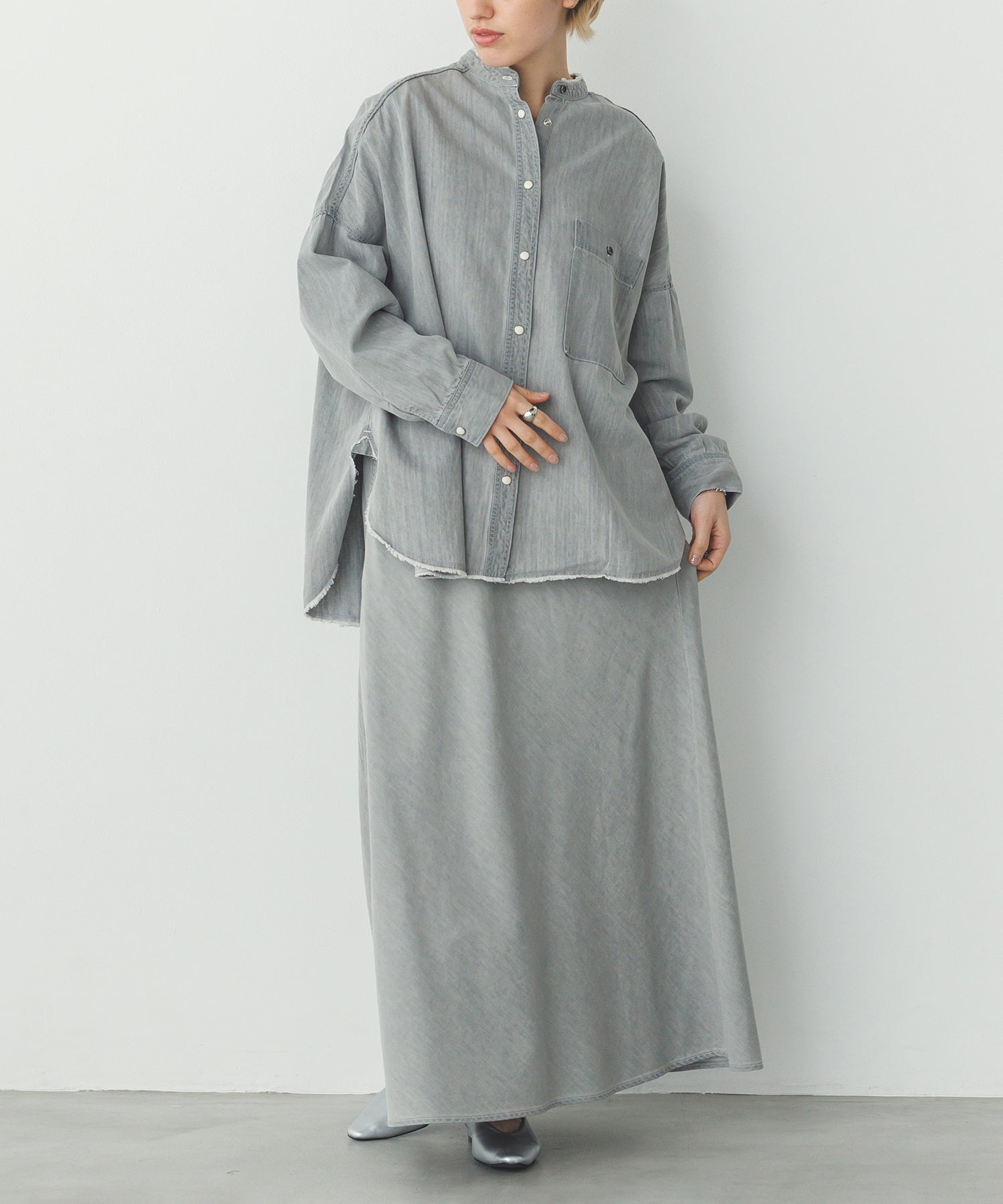 セミフレア デニムスカート