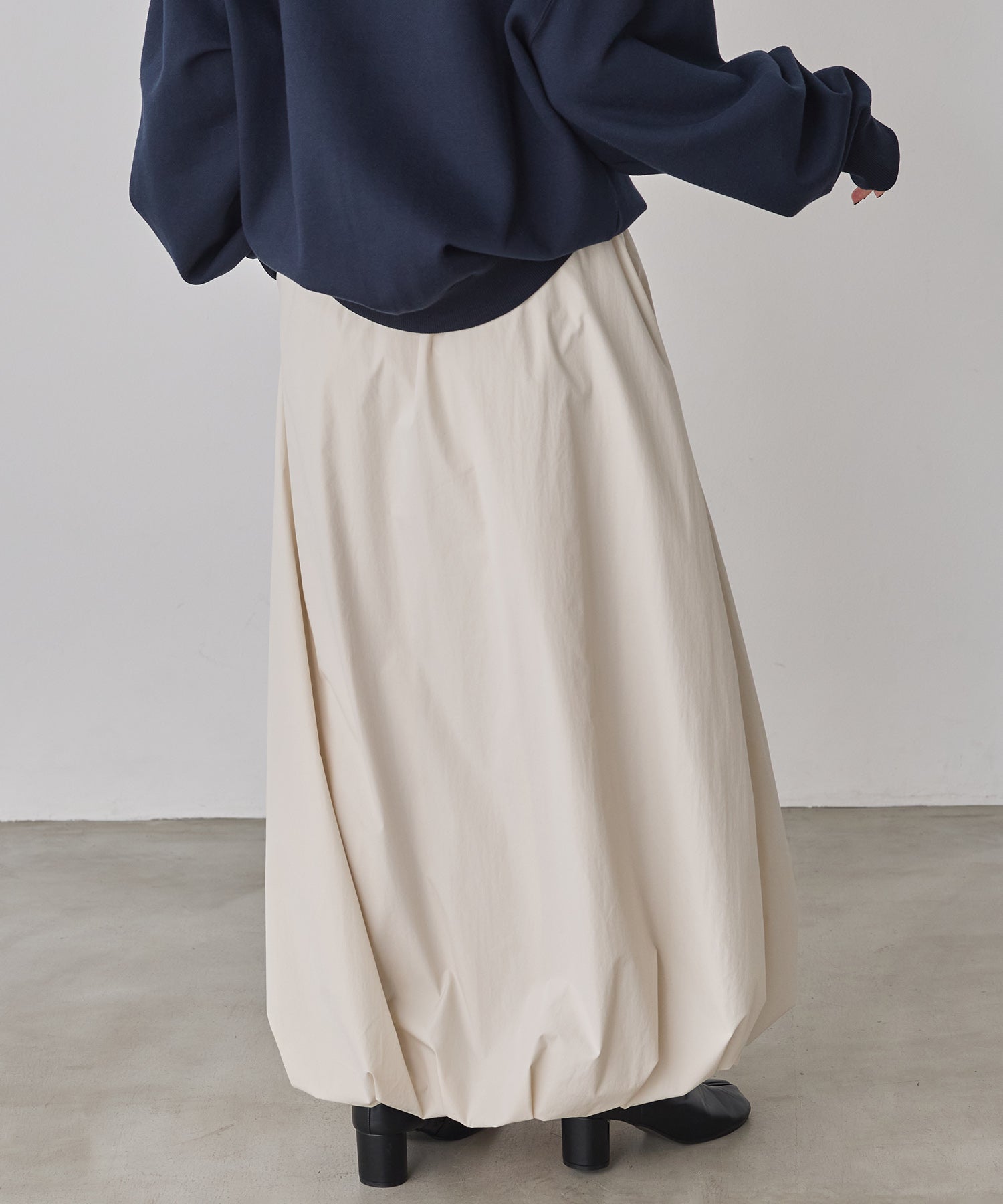 ポリエステルブロード バルーンスカート