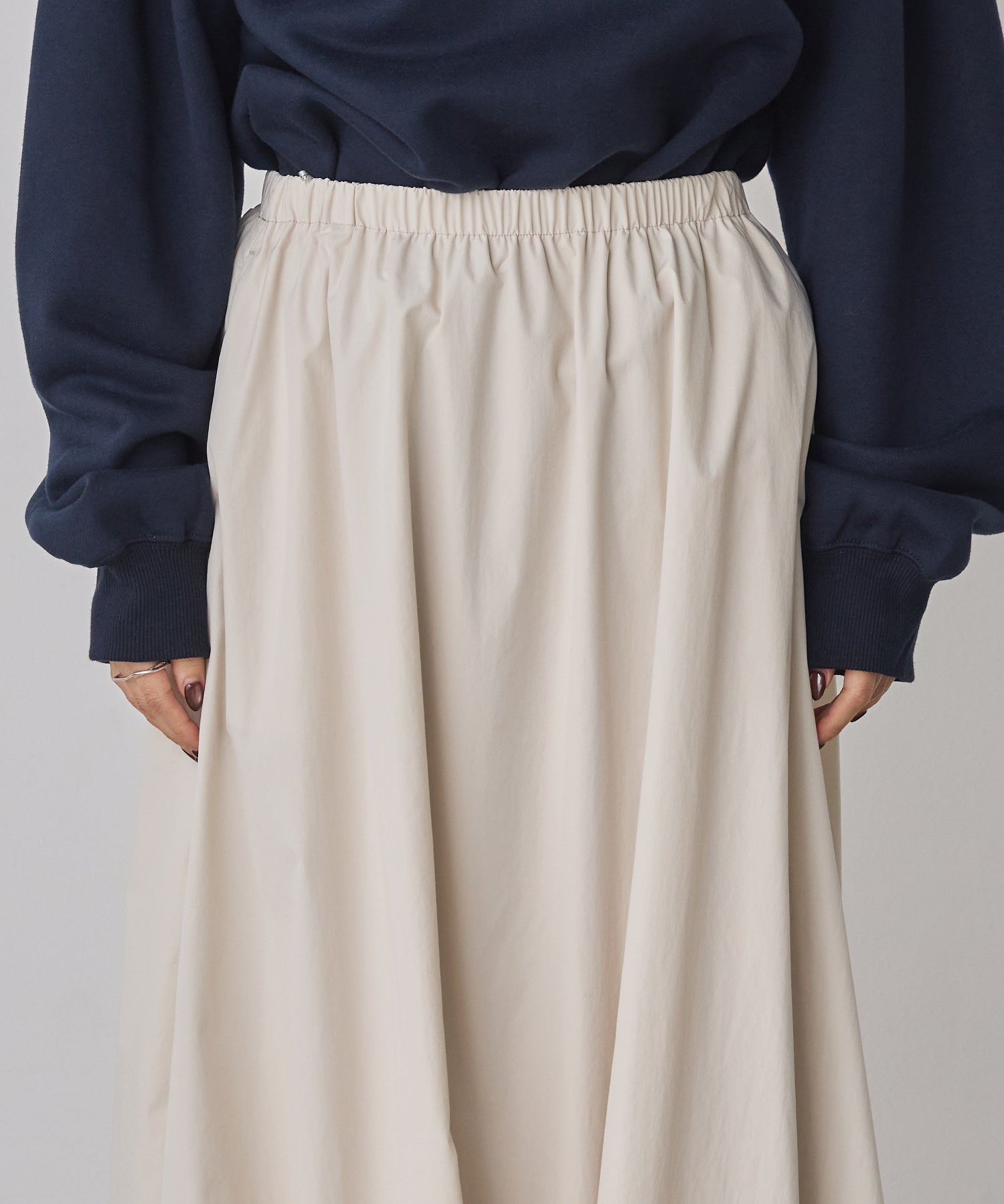 ポリエステルブロード バルーンスカート