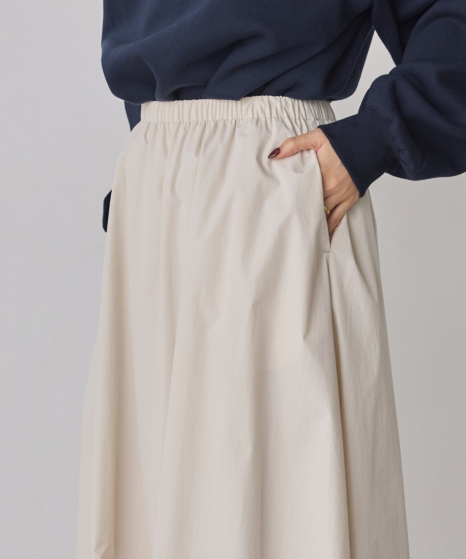 ポリエステルブロード バルーンスカート