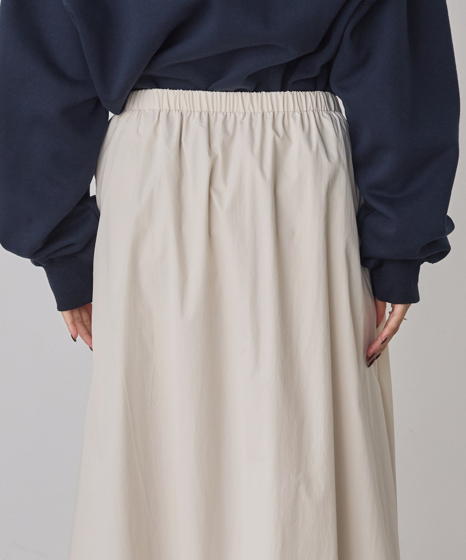 ポリエステルブロード バルーンスカート
