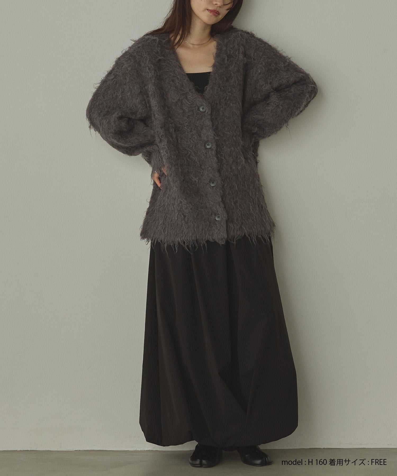 ポリエステルブロード バルーンスカート