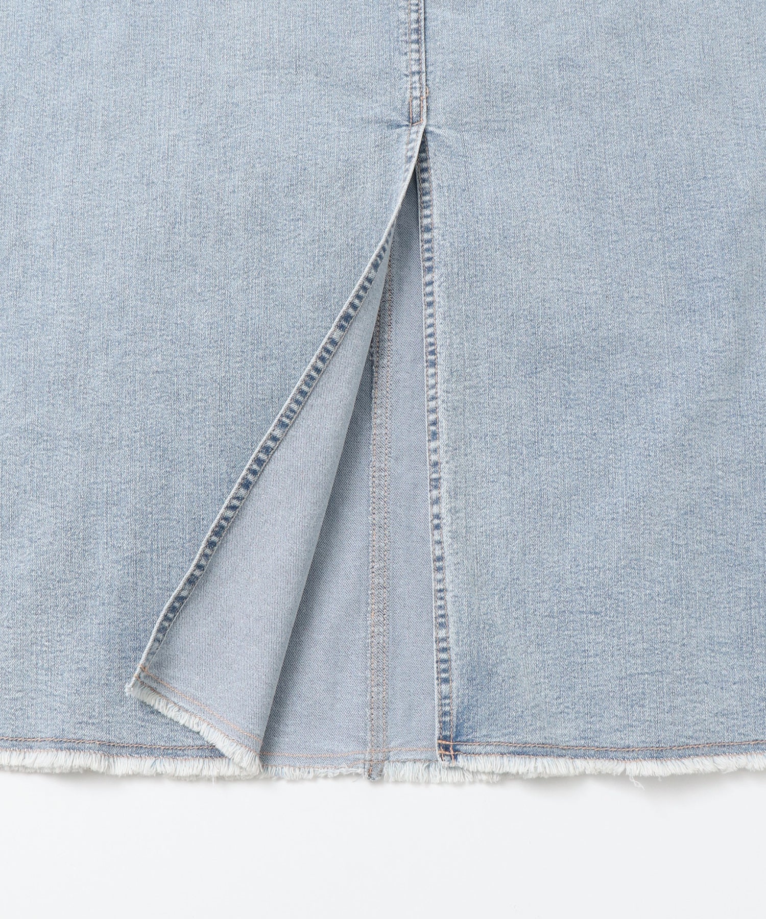 STRETCH DENIM NARROW SKIRT