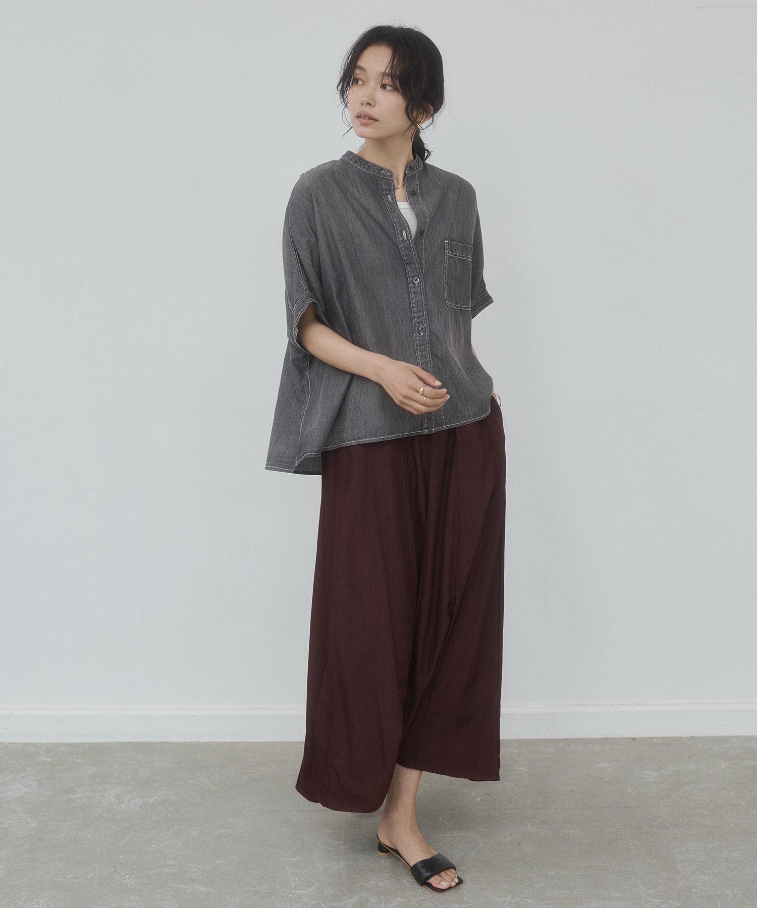 FLOWY PANEL SKIRT