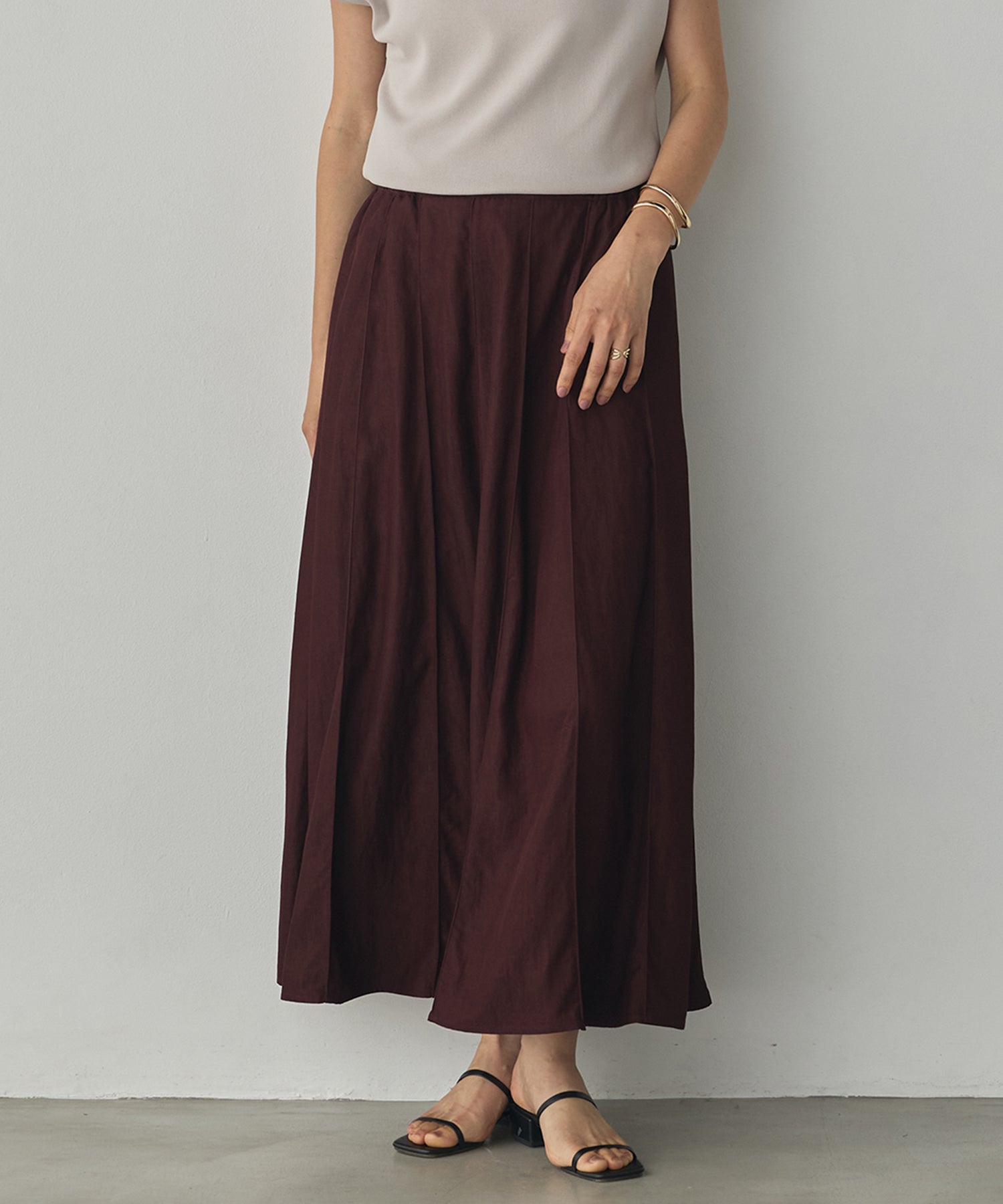 FLOWY PANEL SKIRT