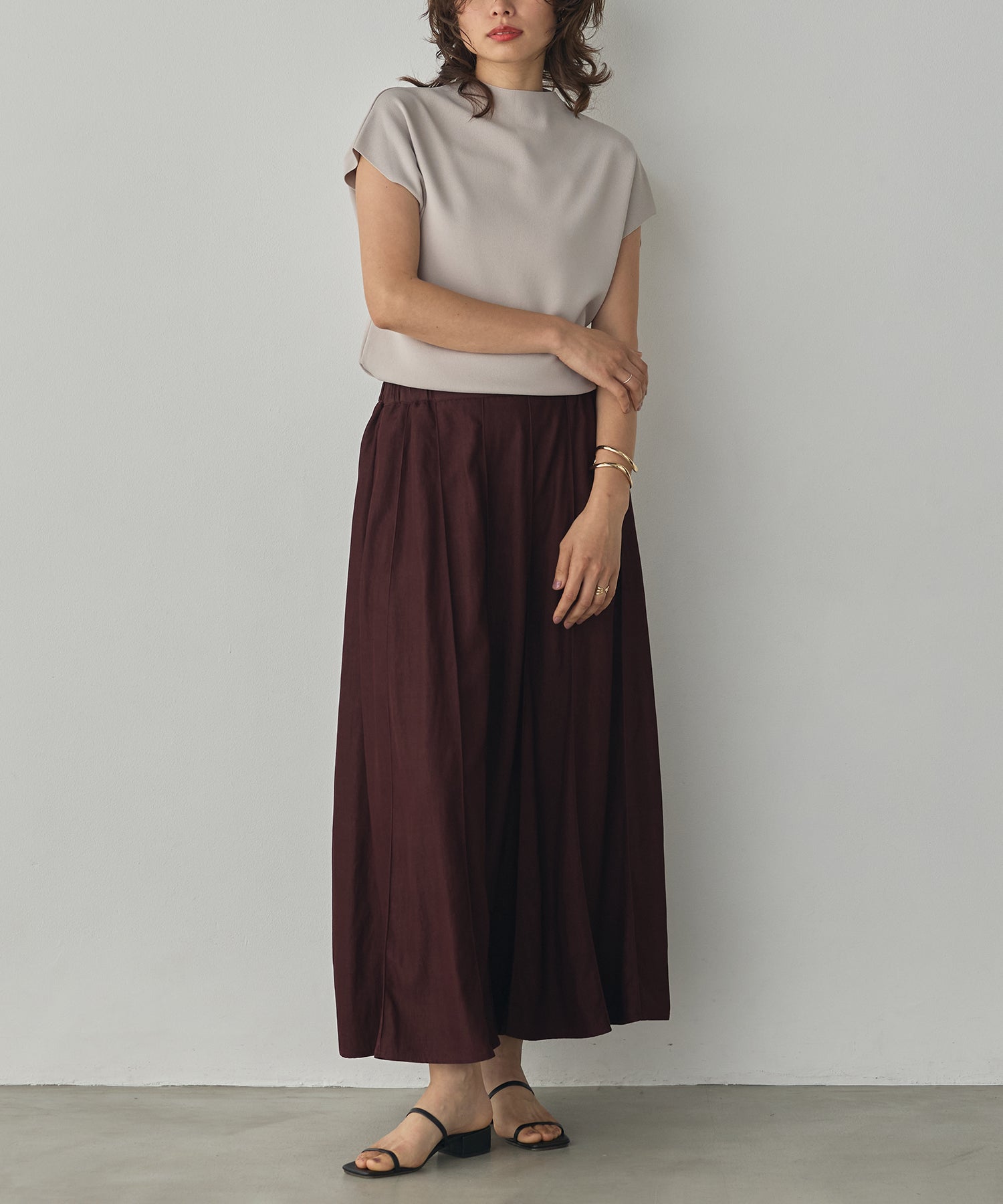 FLOWY PANEL SKIRT