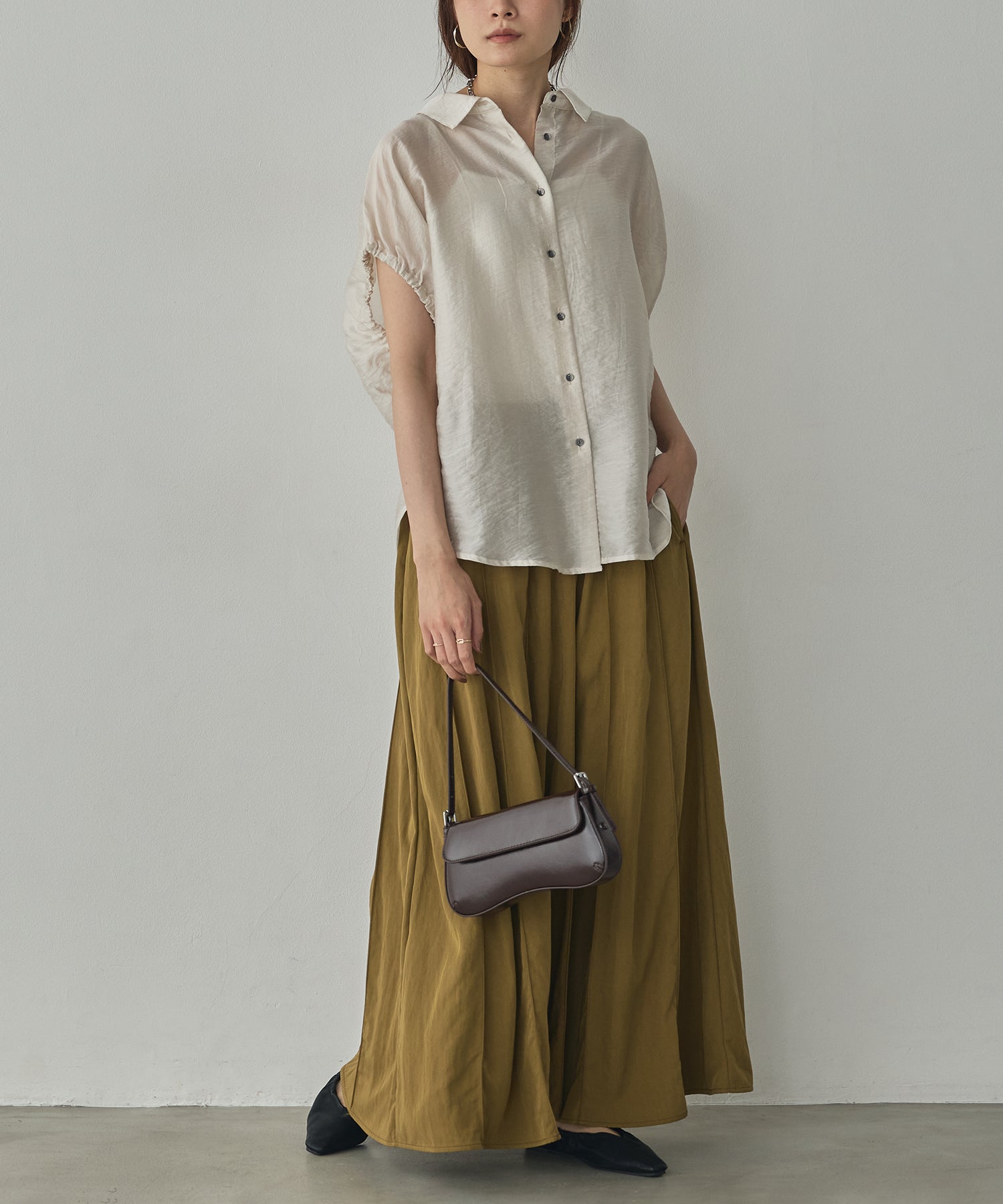 FLOWY PANEL SKIRT