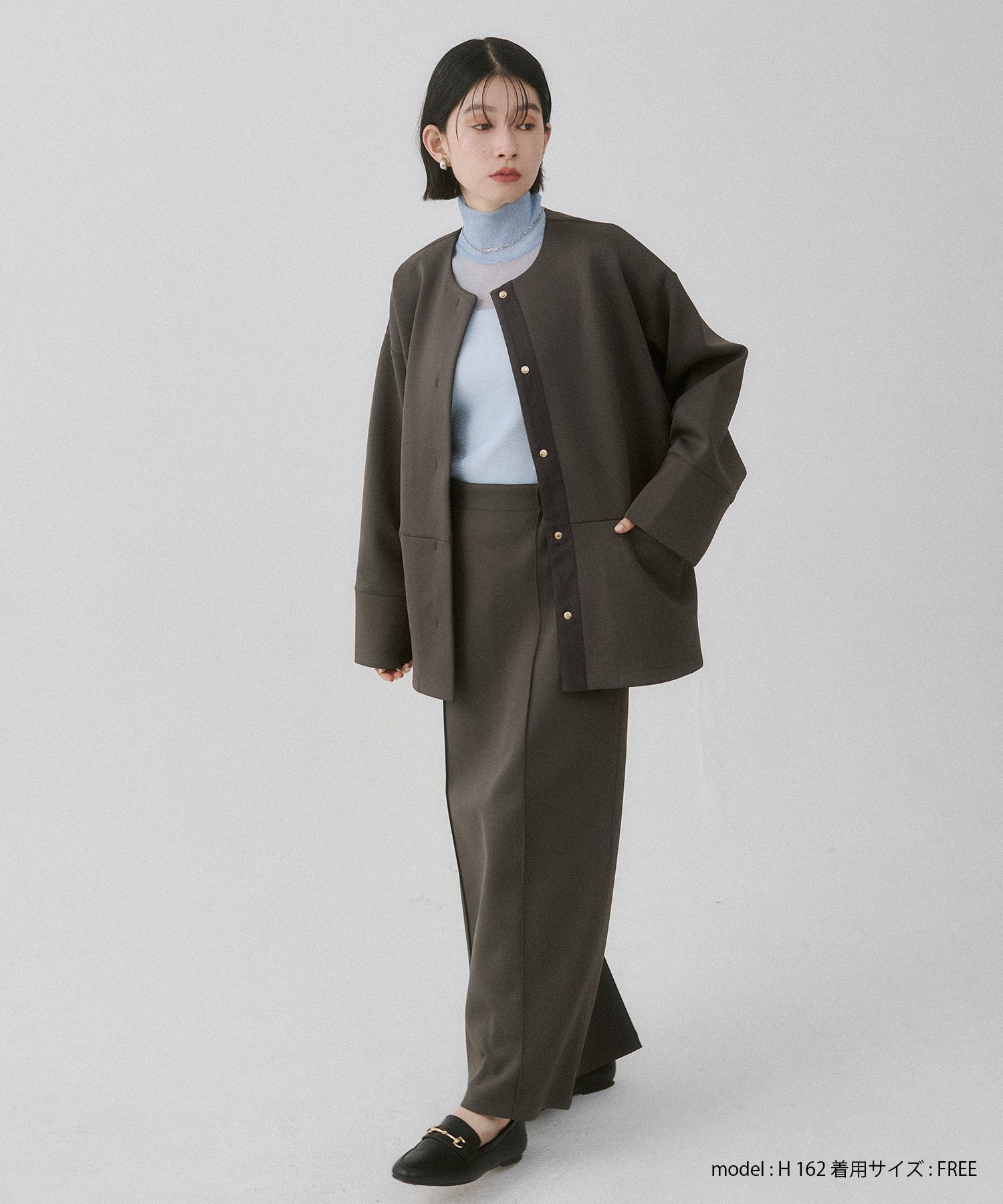 ダンボール タイトロングスカート