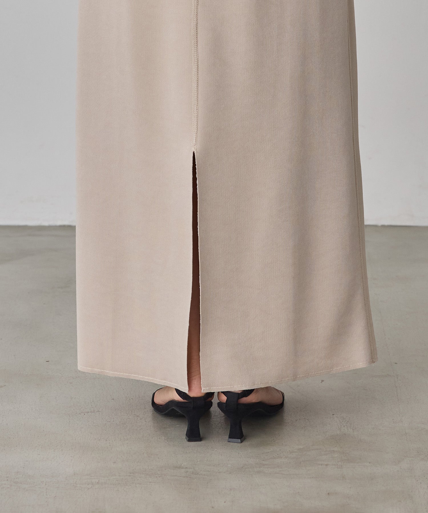 REVERSIBLE RIBBED TIGHT SKIRT