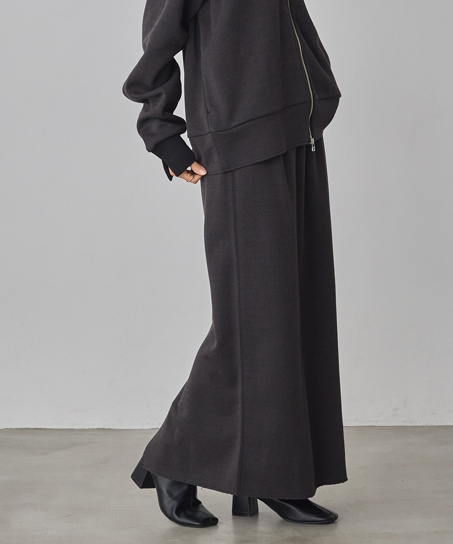REVERSIBLE RIBBED TIGHT SKIRT