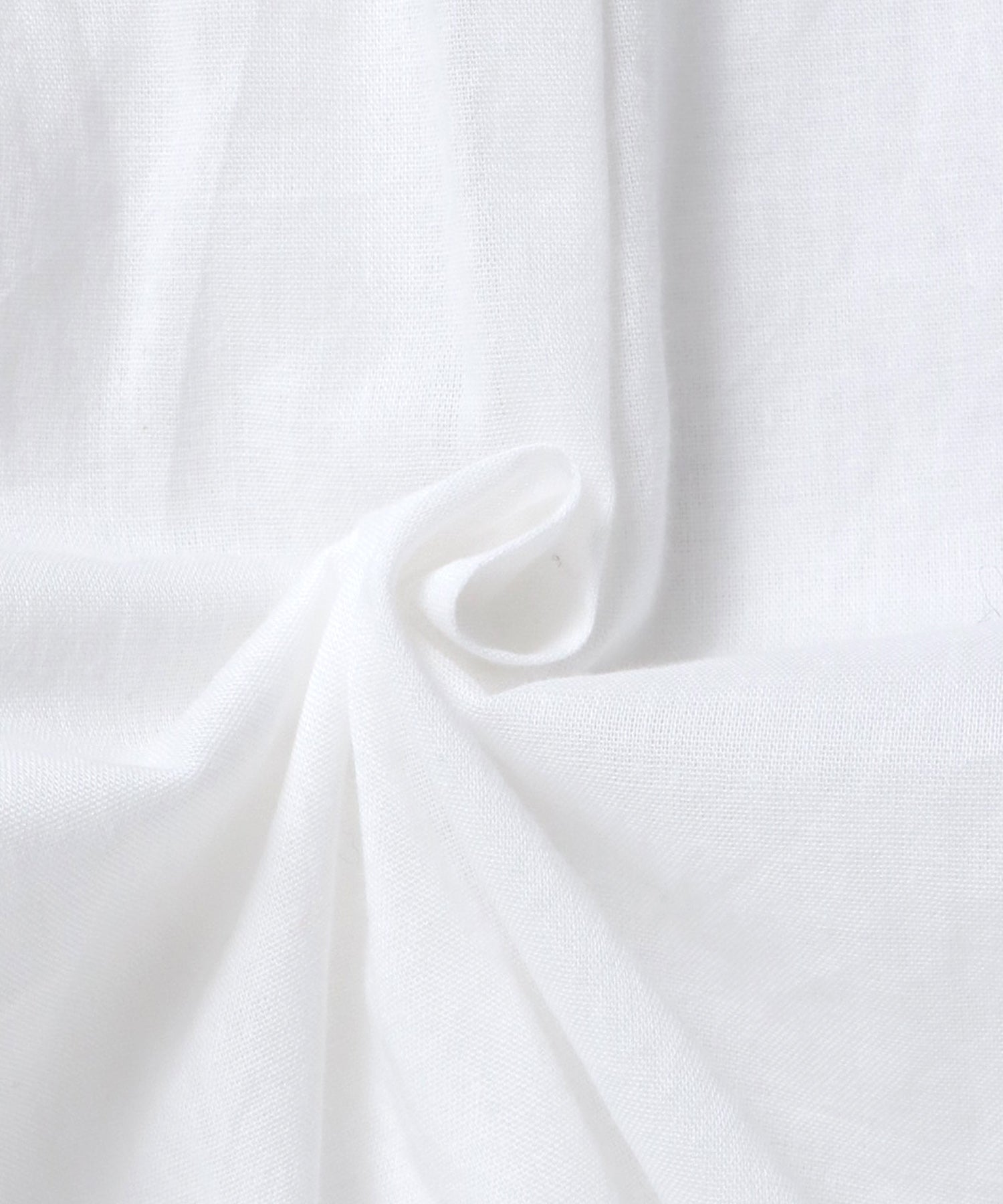 COTTON VOILE PINSTRIPE FRILL BLOUSE
