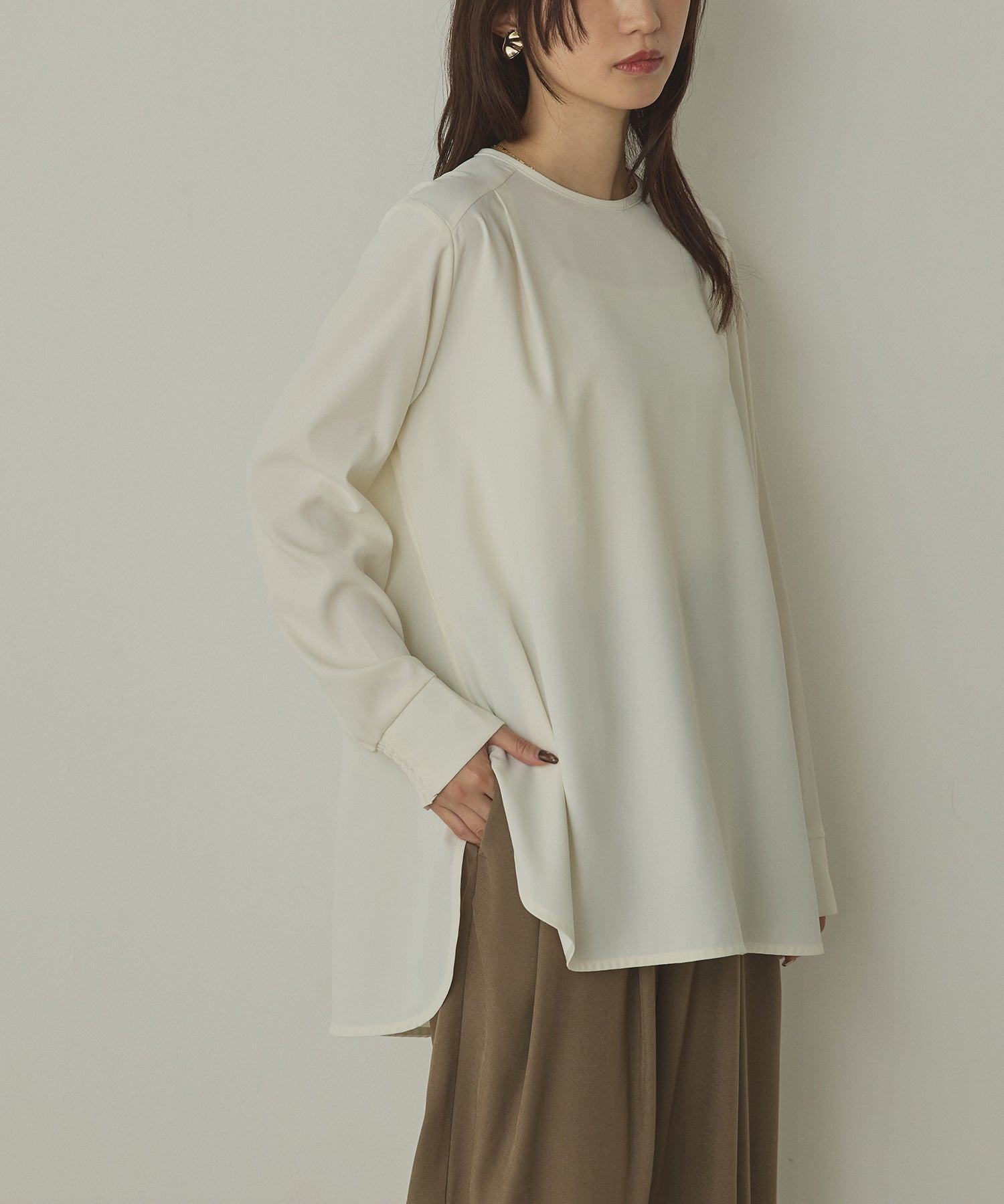 ストレッチジョーゼット 万能ブラウス