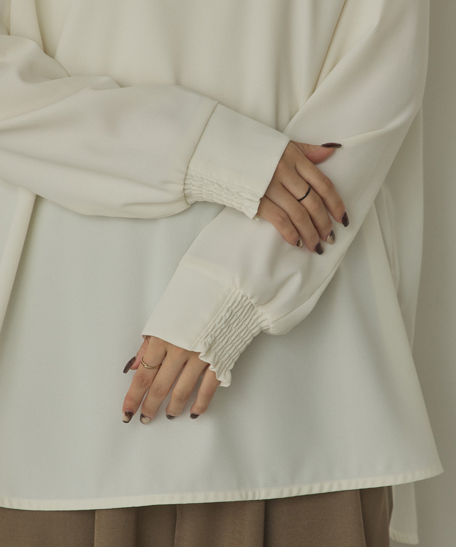 ストレッチジョーゼット 万能ブラウス