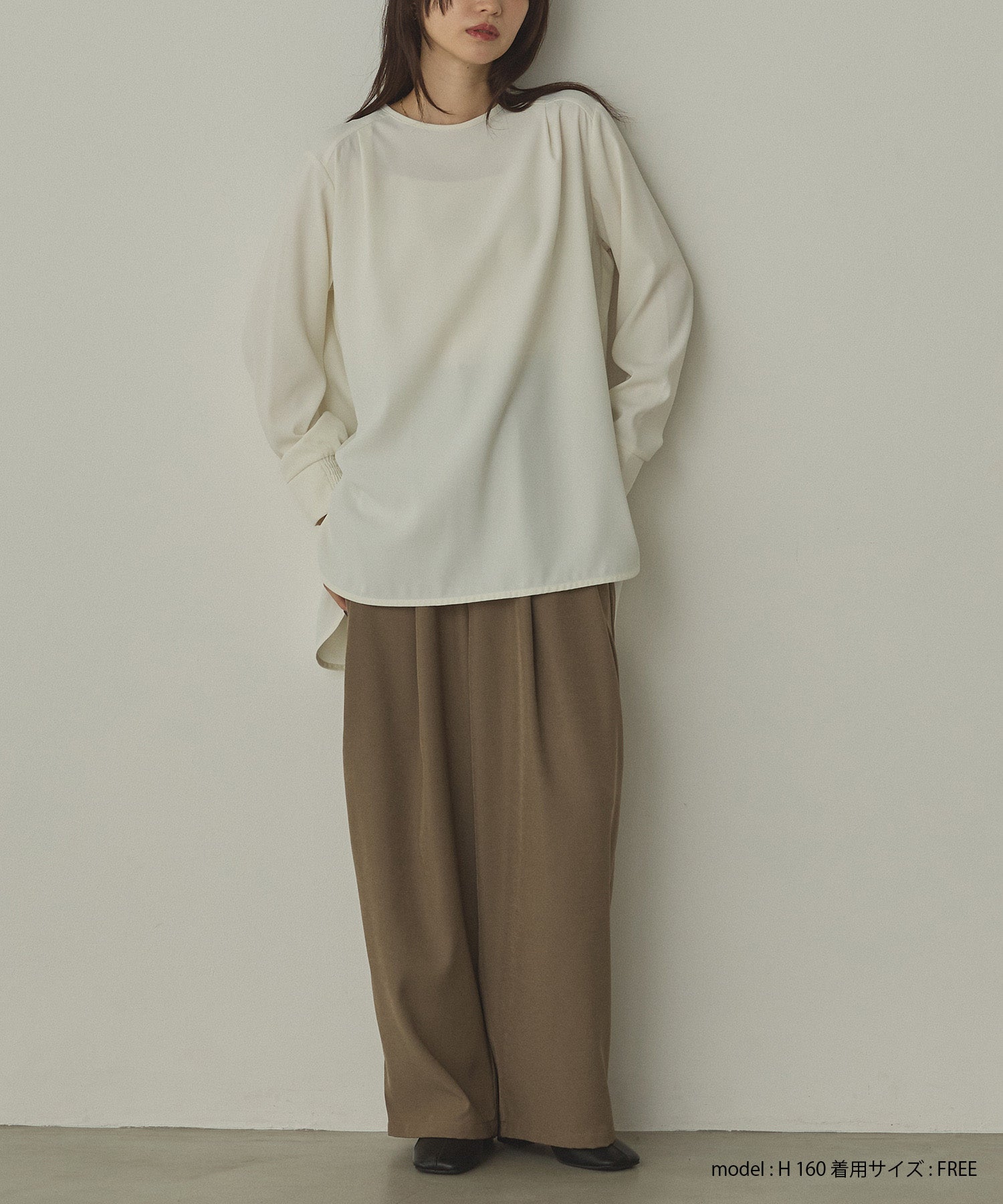 ストレッチジョーゼット 万能ブラウス