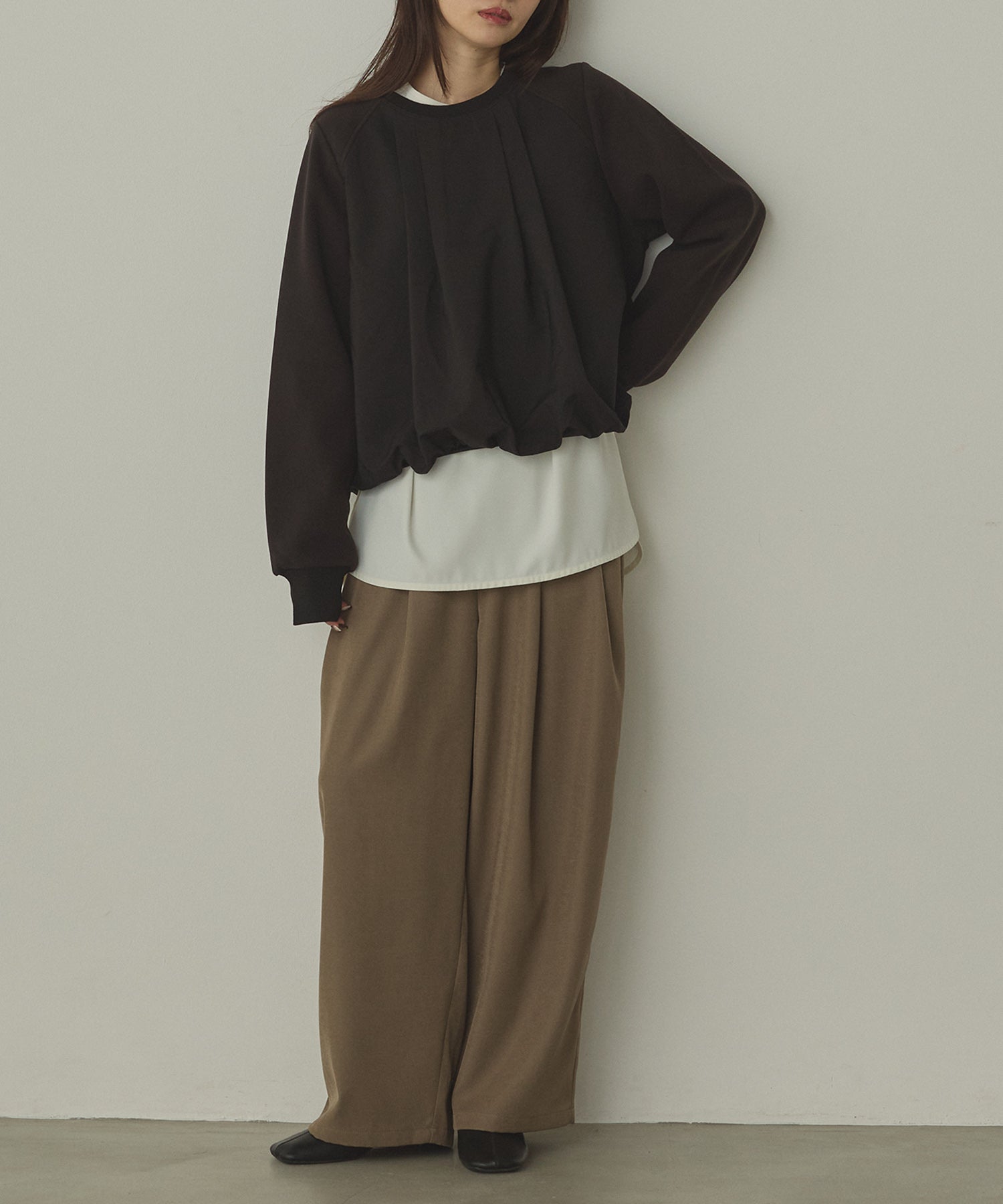 ストレッチジョーゼット 万能ブラウス