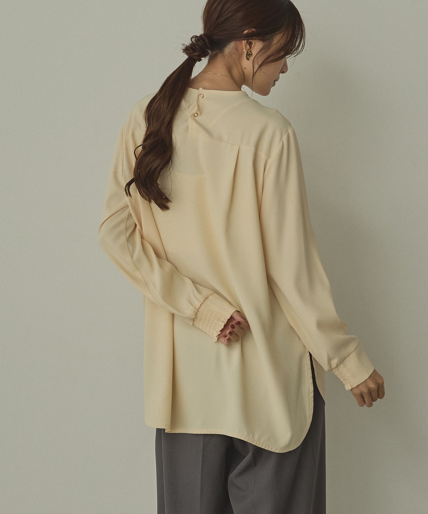 ストレッチジョーゼット 万能ブラウス