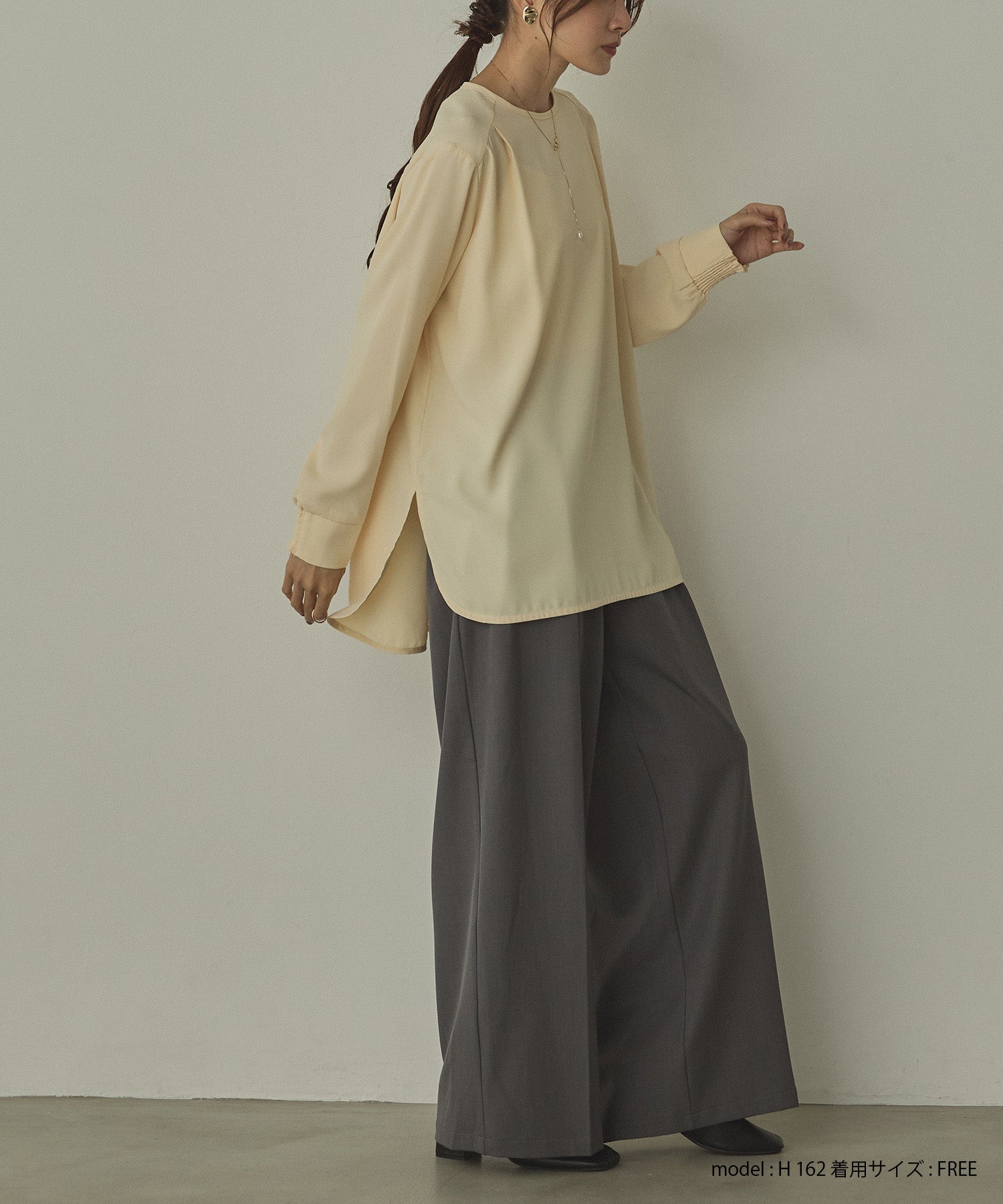 ストレッチジョーゼット 万能ブラウス