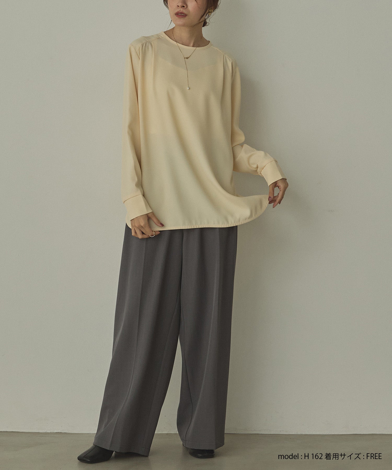 ストレッチジョーゼット 万能ブラウス