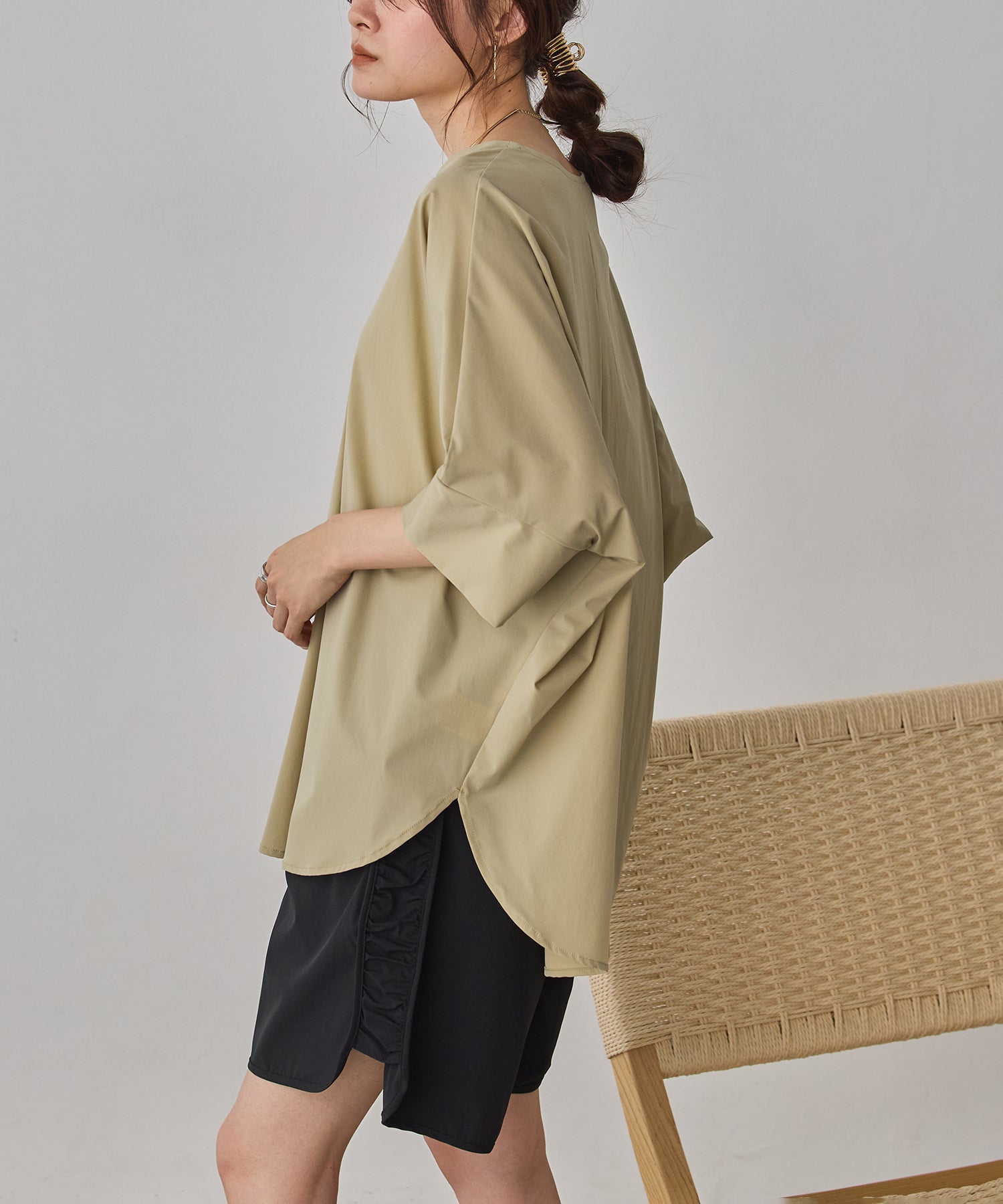 [ICE TOUCH] DOLMAN-SLEEVE TOPS