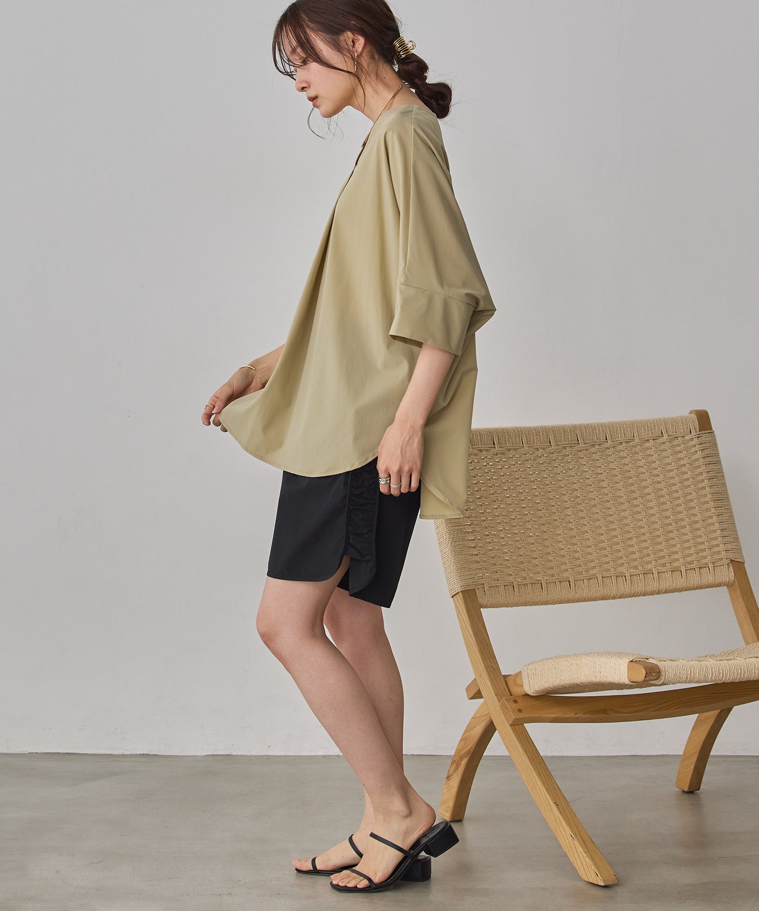 [ICE TOUCH] DOLMAN-SLEEVE TOPS