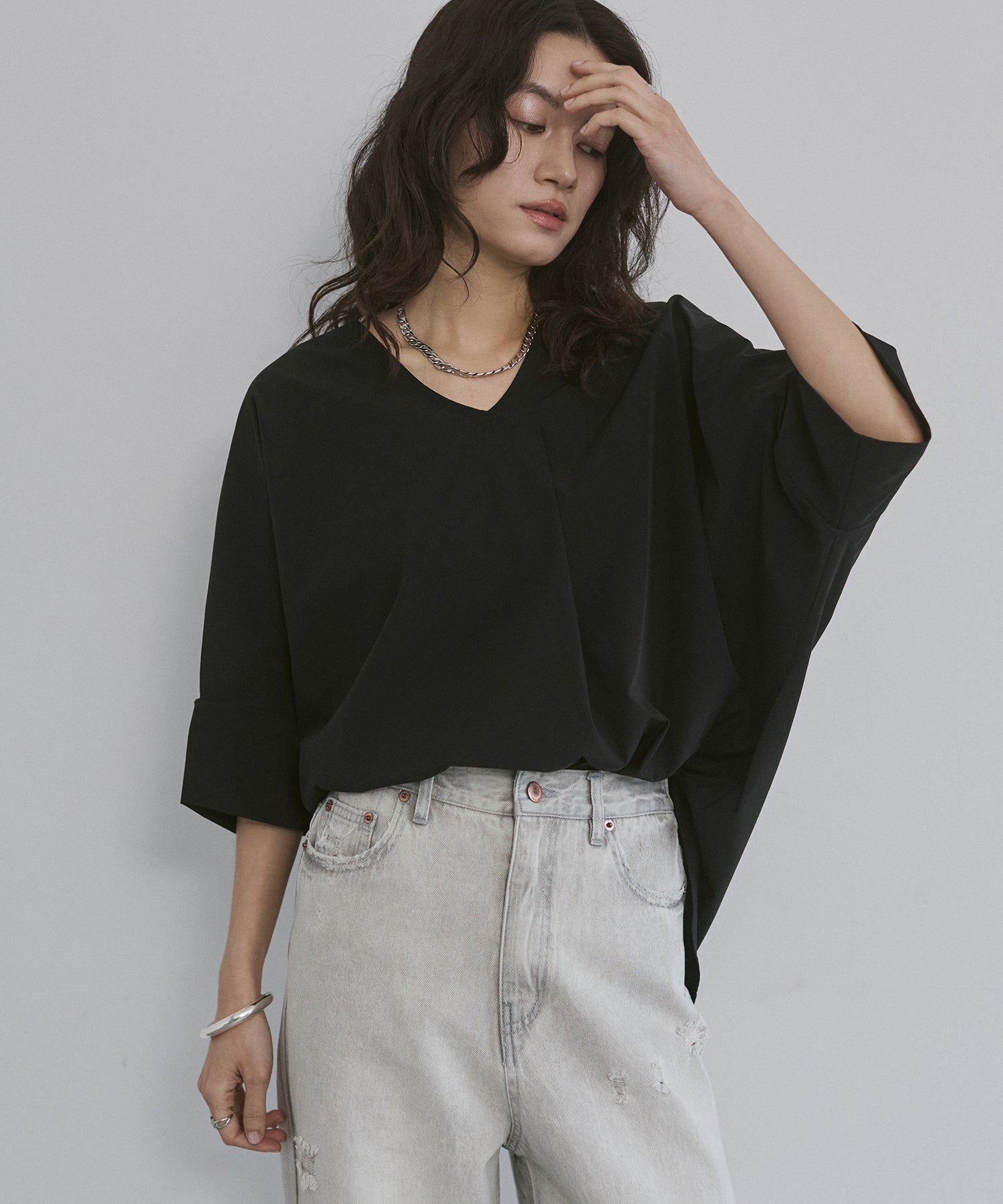 [ICE TOUCH] DOLMAN-SLEEVE TOPS