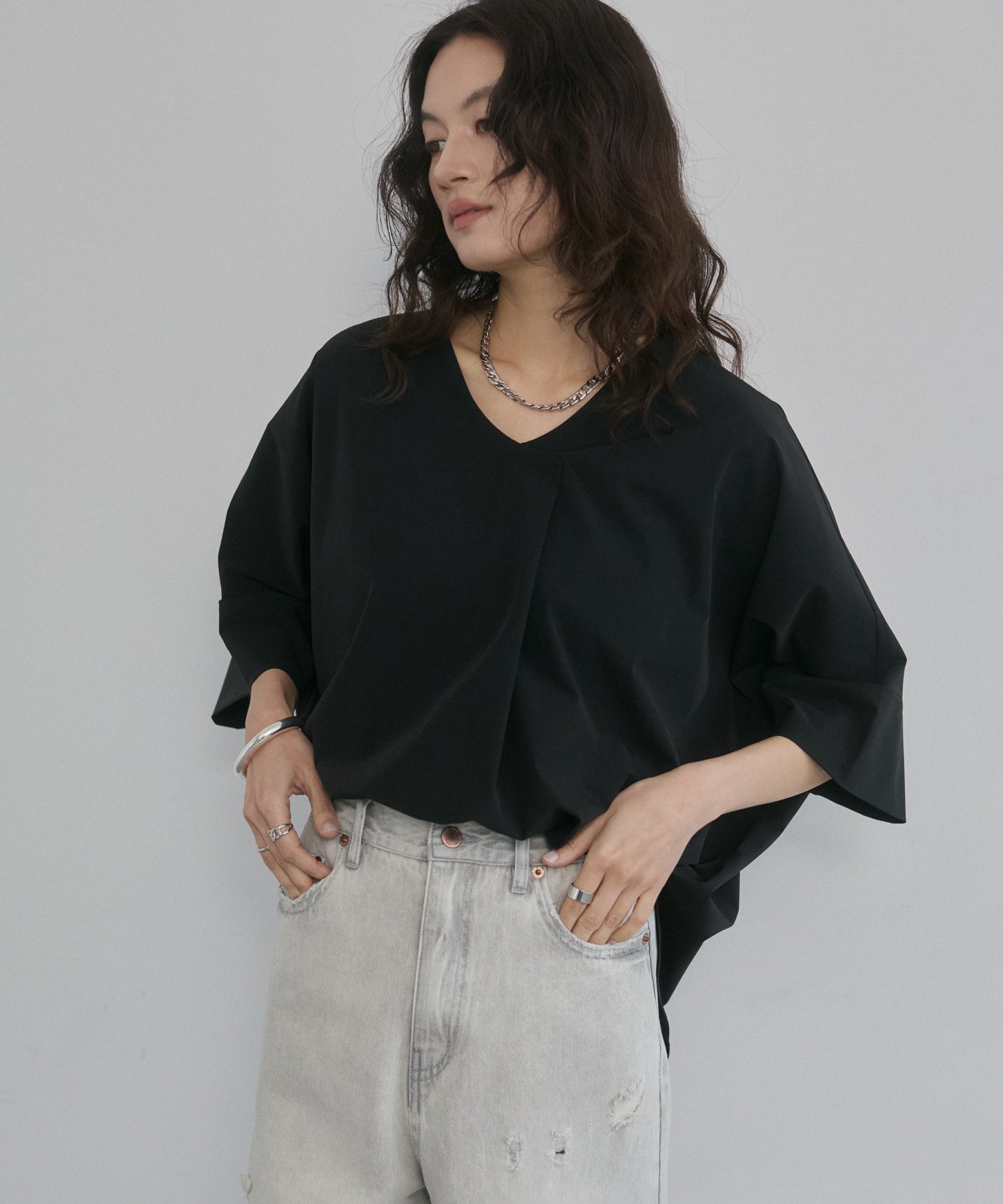 [ICE TOUCH] DOLMAN-SLEEVE TOPS