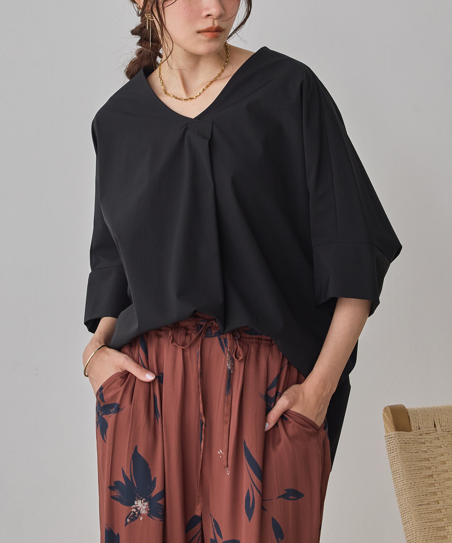 [ICE TOUCH] DOLMAN-SLEEVE TOPS