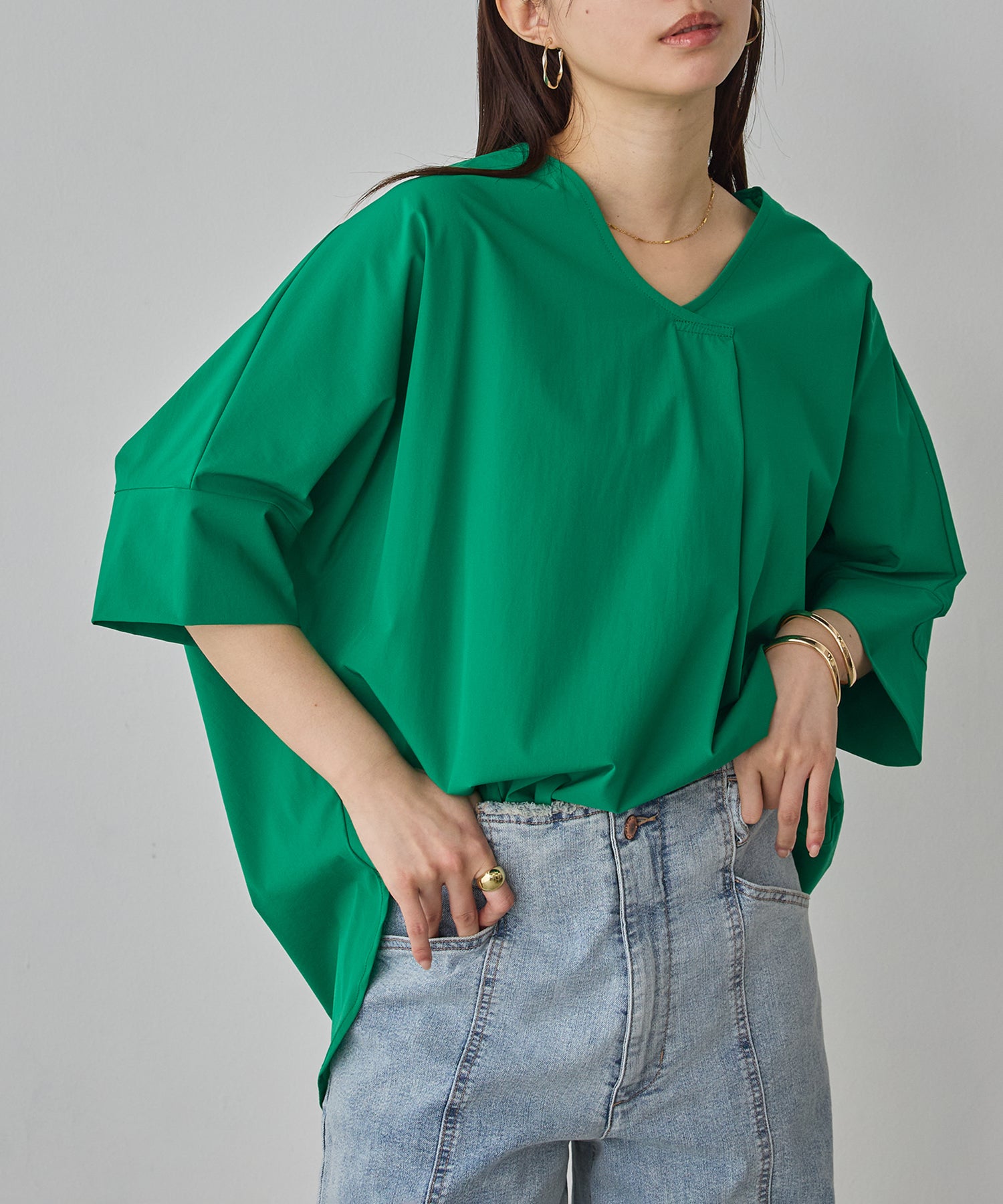 [ICE TOUCH] DOLMAN-SLEEVE TOPS