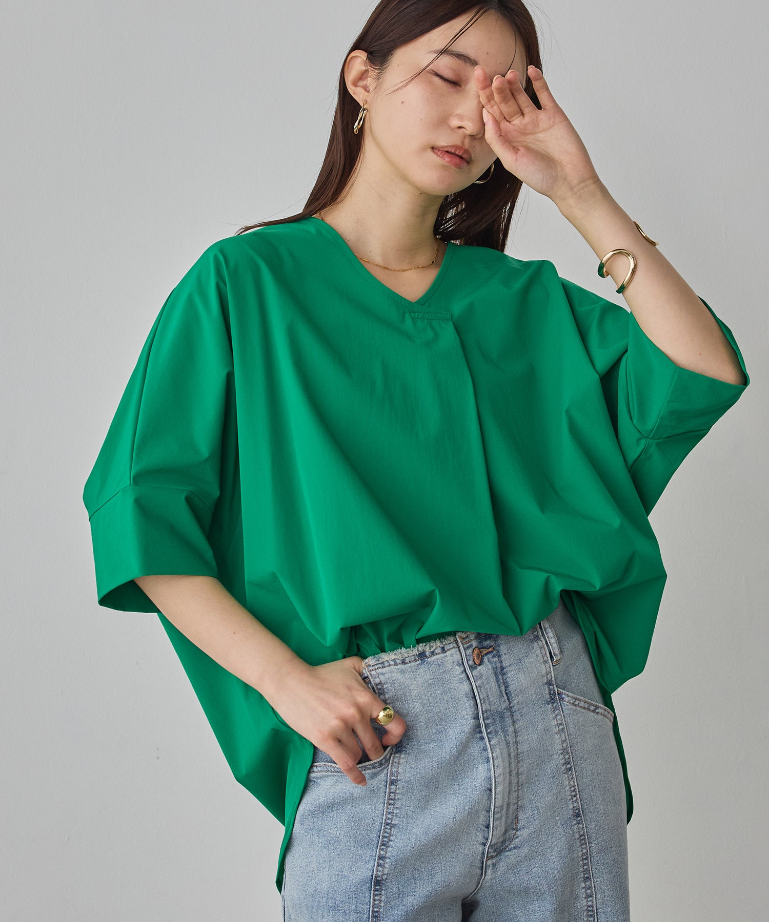 [ICE TOUCH] DOLMAN-SLEEVE TOPS