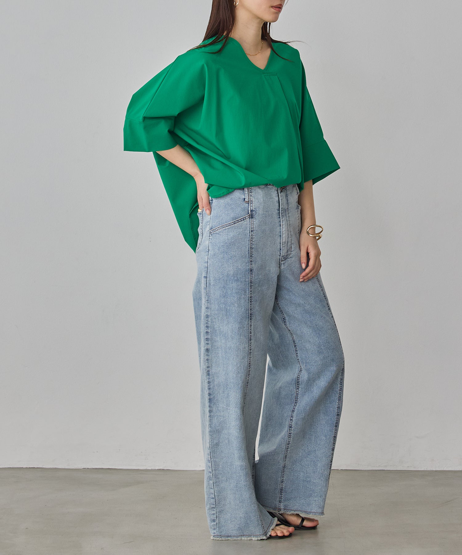 [ICE TOUCH] DOLMAN-SLEEVE TOPS