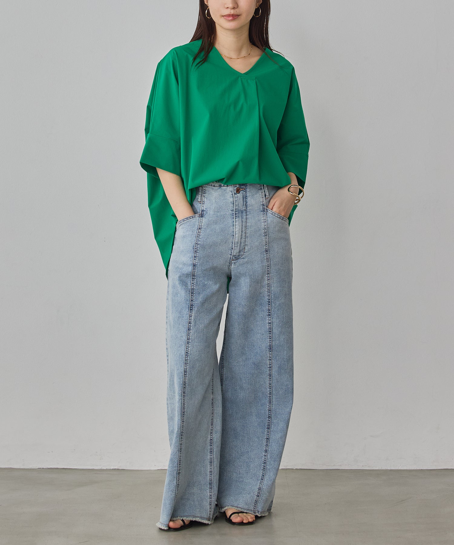 [ICE TOUCH] DOLMAN-SLEEVE TOPS