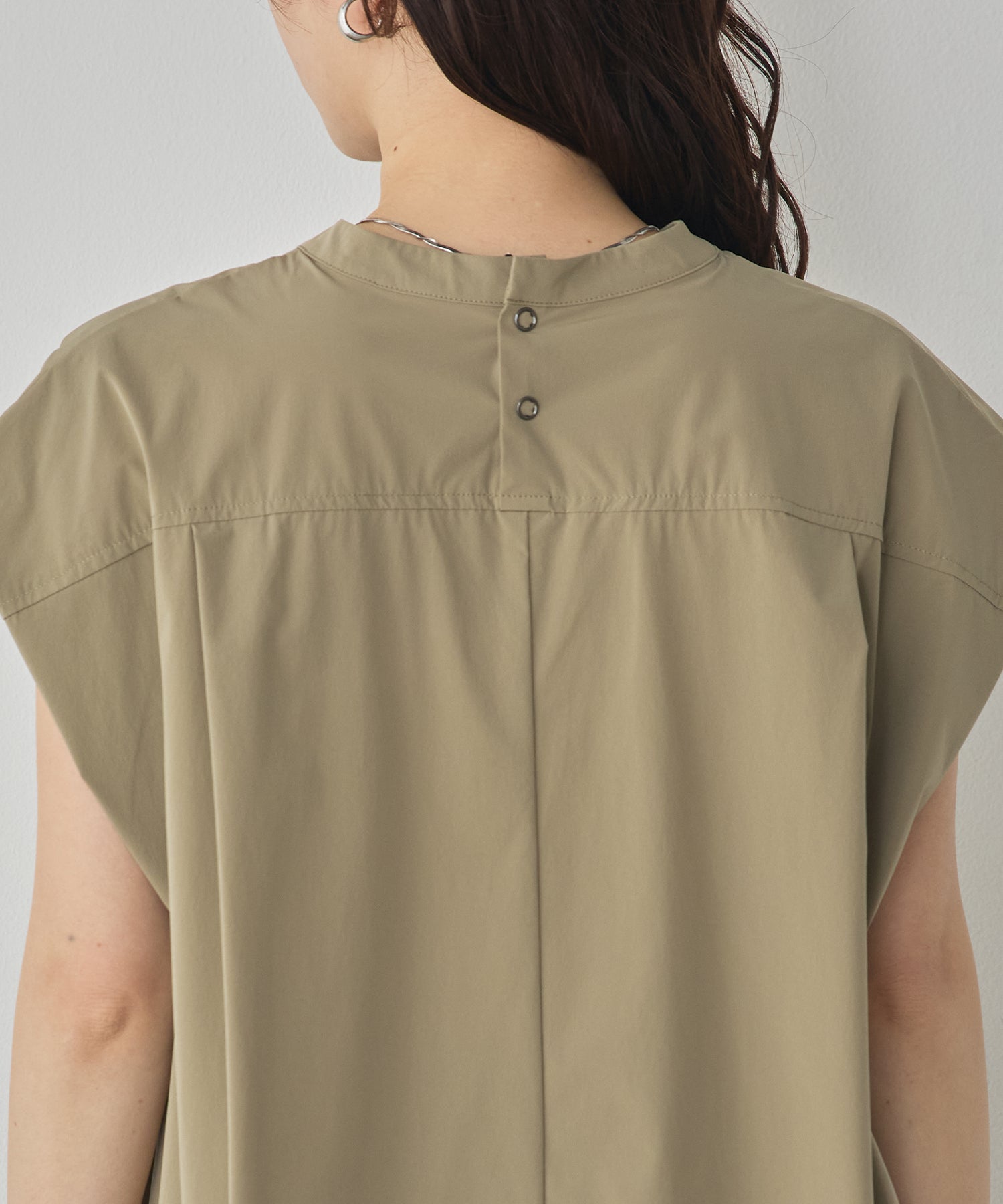 [ICE TOUCH] SLEEVELESS DRAWSTRING TOPS